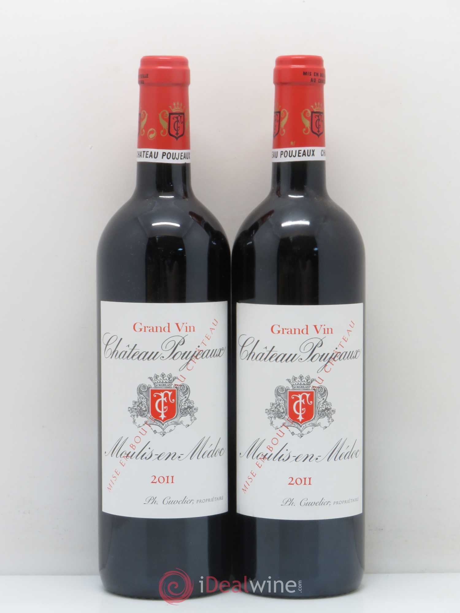 Château Poujeaux 2011 - Lot de 2 bouteilles - 0