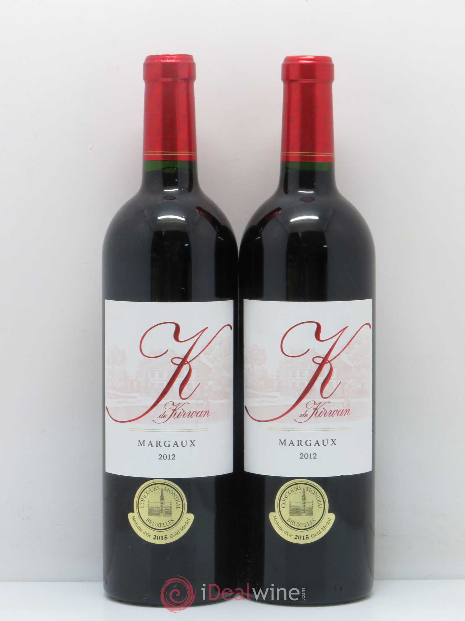 Bordeaux K De Kirwan 2012 - Posten von 2 Flaschen - 0