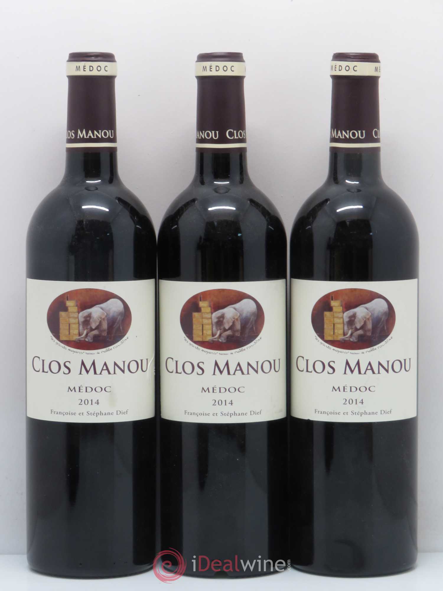 Clos Manou 2014 - Lot de 5 bouteilles - 1