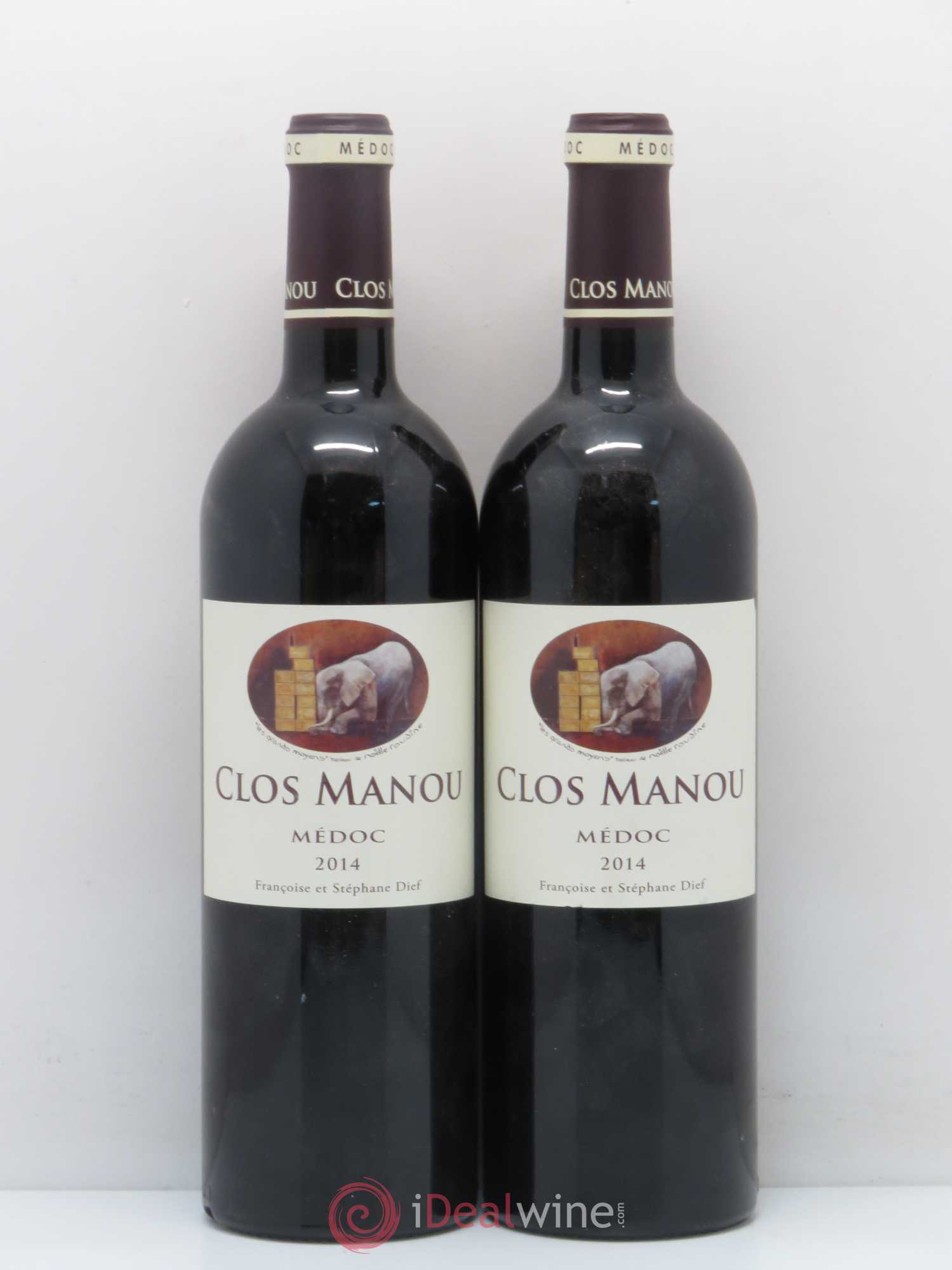 Clos Manou 2014 - Lot de 5 bouteilles - 2