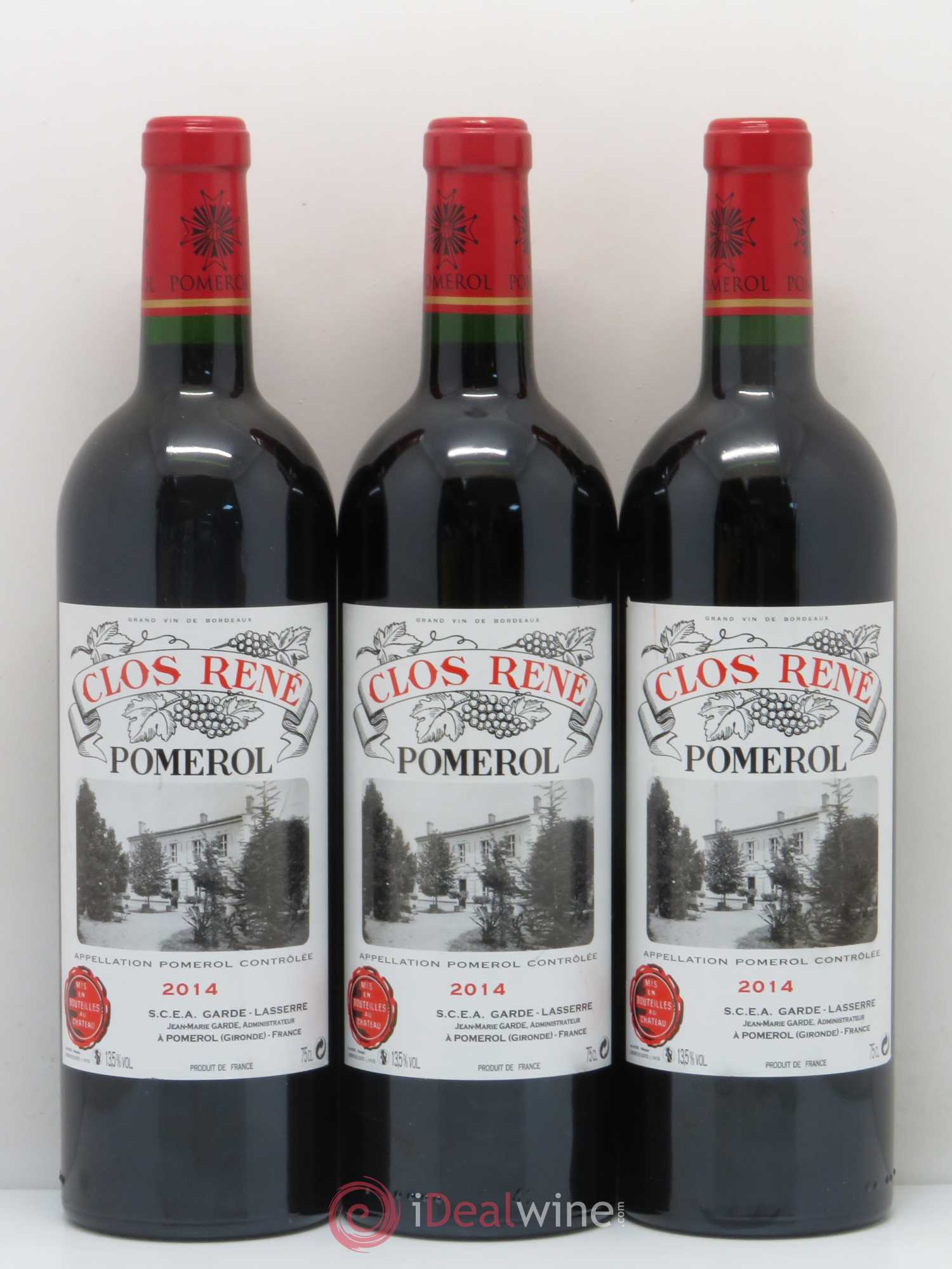 Clos René 2014 - Posten von 3 Flaschen - 0