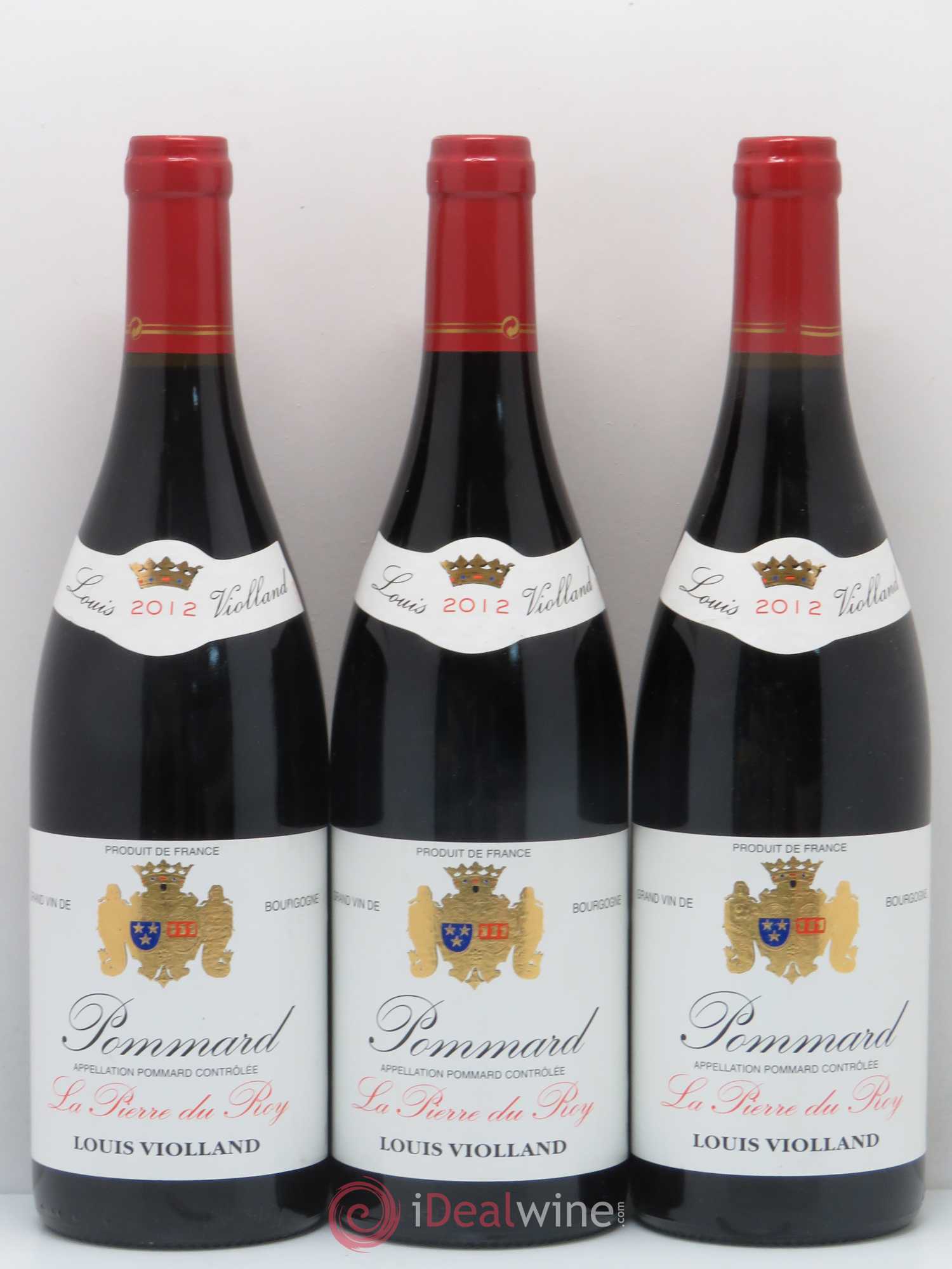 Pommard La Pierre du Roy - L.Violland 2012 - Posten von 3 Flaschen - 0
