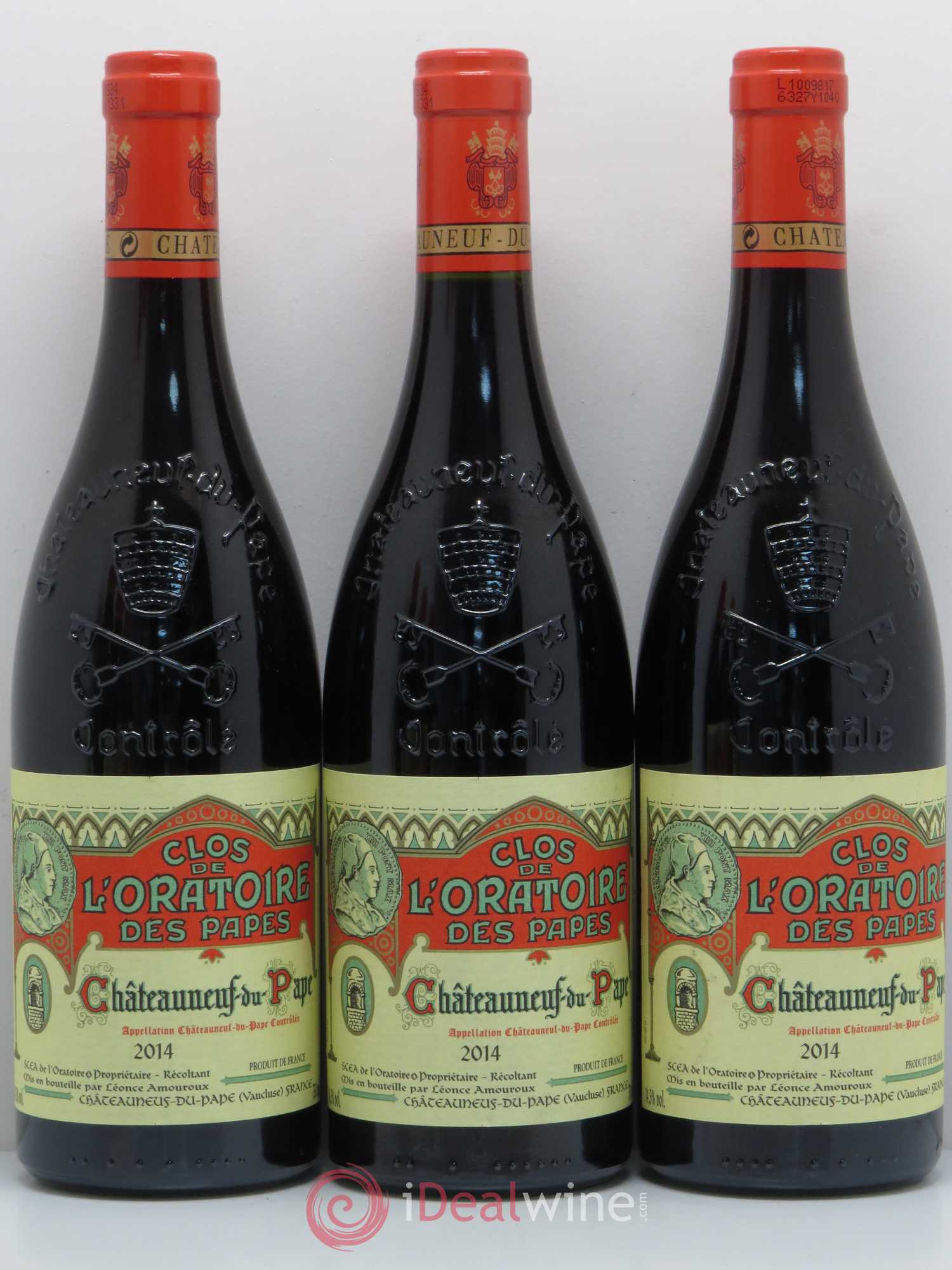 Châteauneuf-du-Pape Clos de l'Oratoire des Papes 2014 - Lot de 6 bouteilles - 1