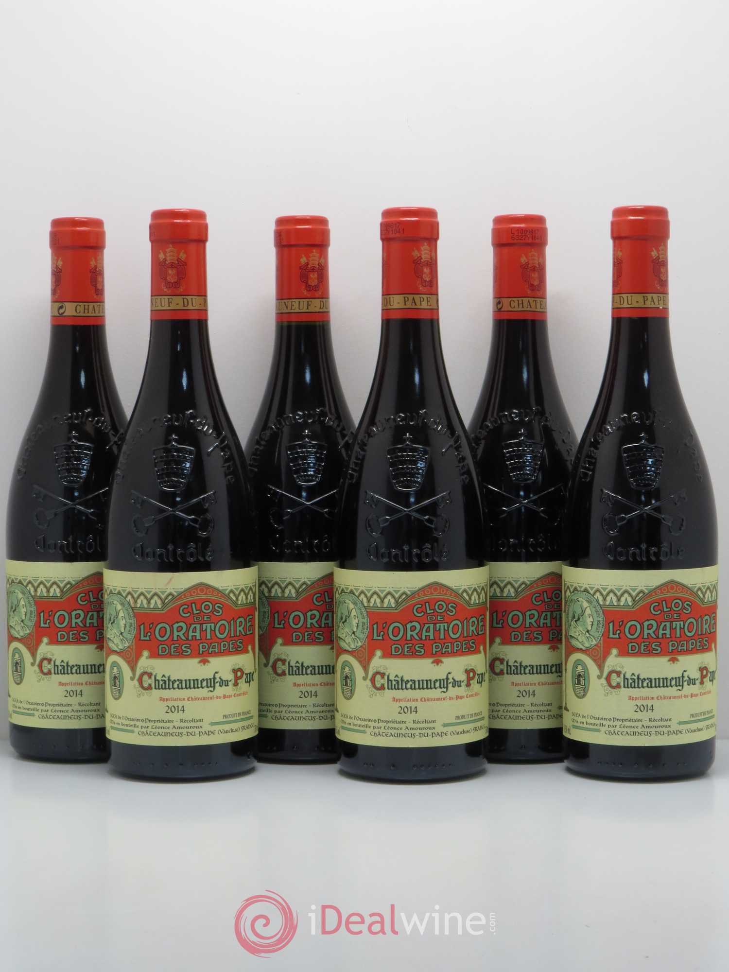 Châteauneuf-du-Pape Clos de l'Oratoire des Papes 2014 - Lot de 6 bouteilles - 0