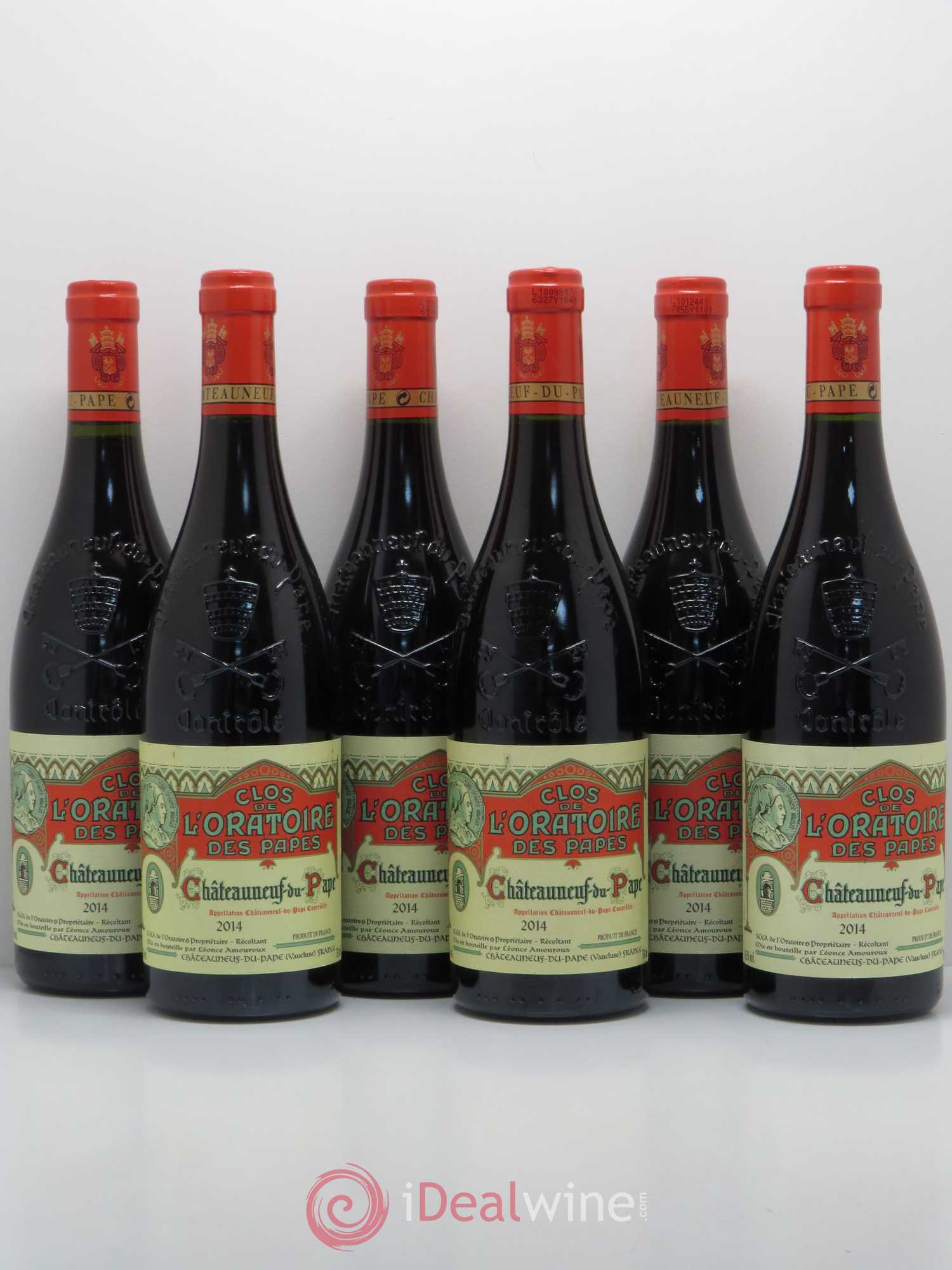 Châteauneuf-du-Pape Clos de l'Oratoire des Papes 2014 - Lot de 6 bouteilles - 0