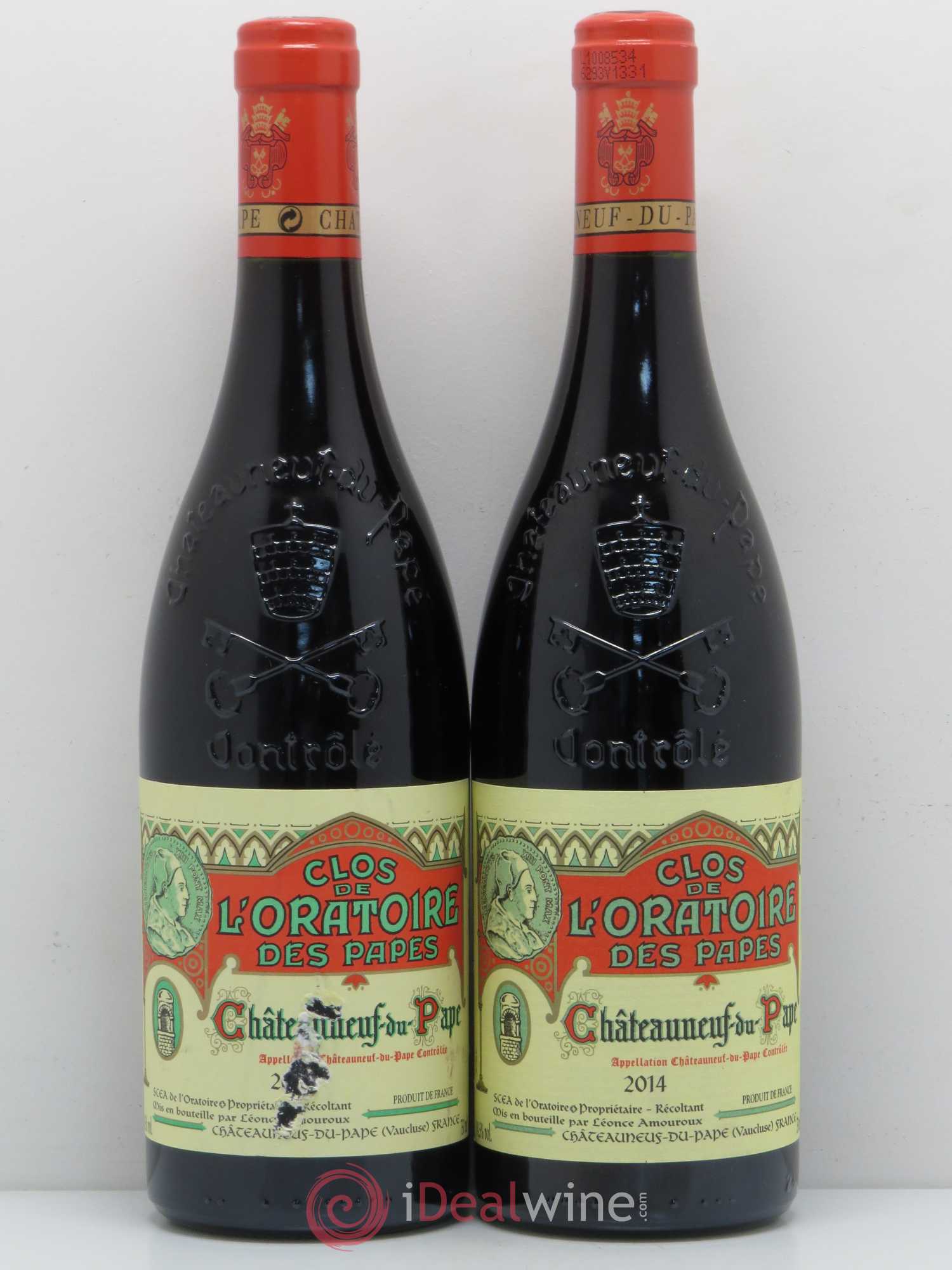 Châteauneuf-du-Pape Clos de l'Oratoire des Papes 2014 - Lot de 2 bouteilles - 0