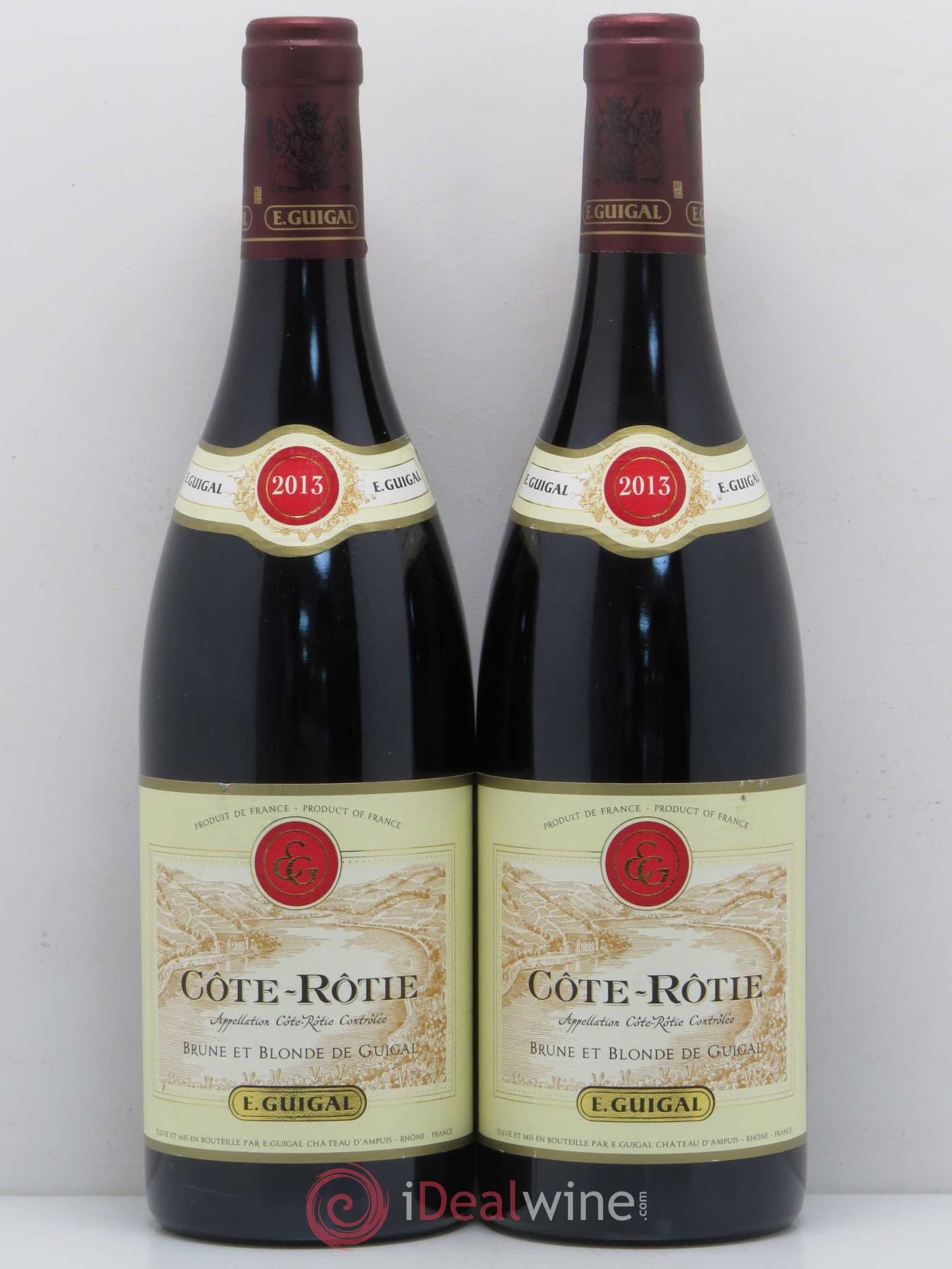 Côte-Rôtie Côtes Brune et Blonde Guigal 2013 - Lot de 2 bouteilles - 0