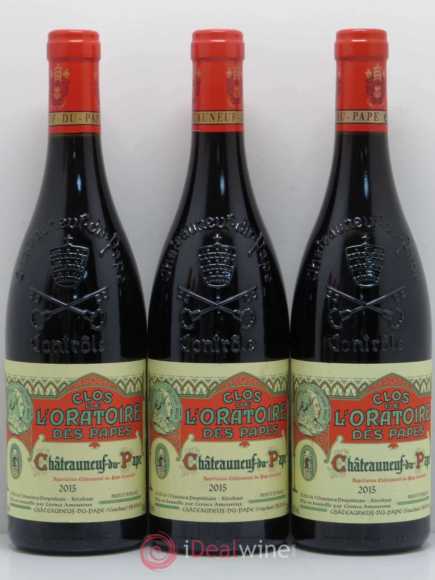 Châteauneuf-du-Pape Clos de l'Oratoire des Papes 2015 - Lot de 6 bouteilles - 1