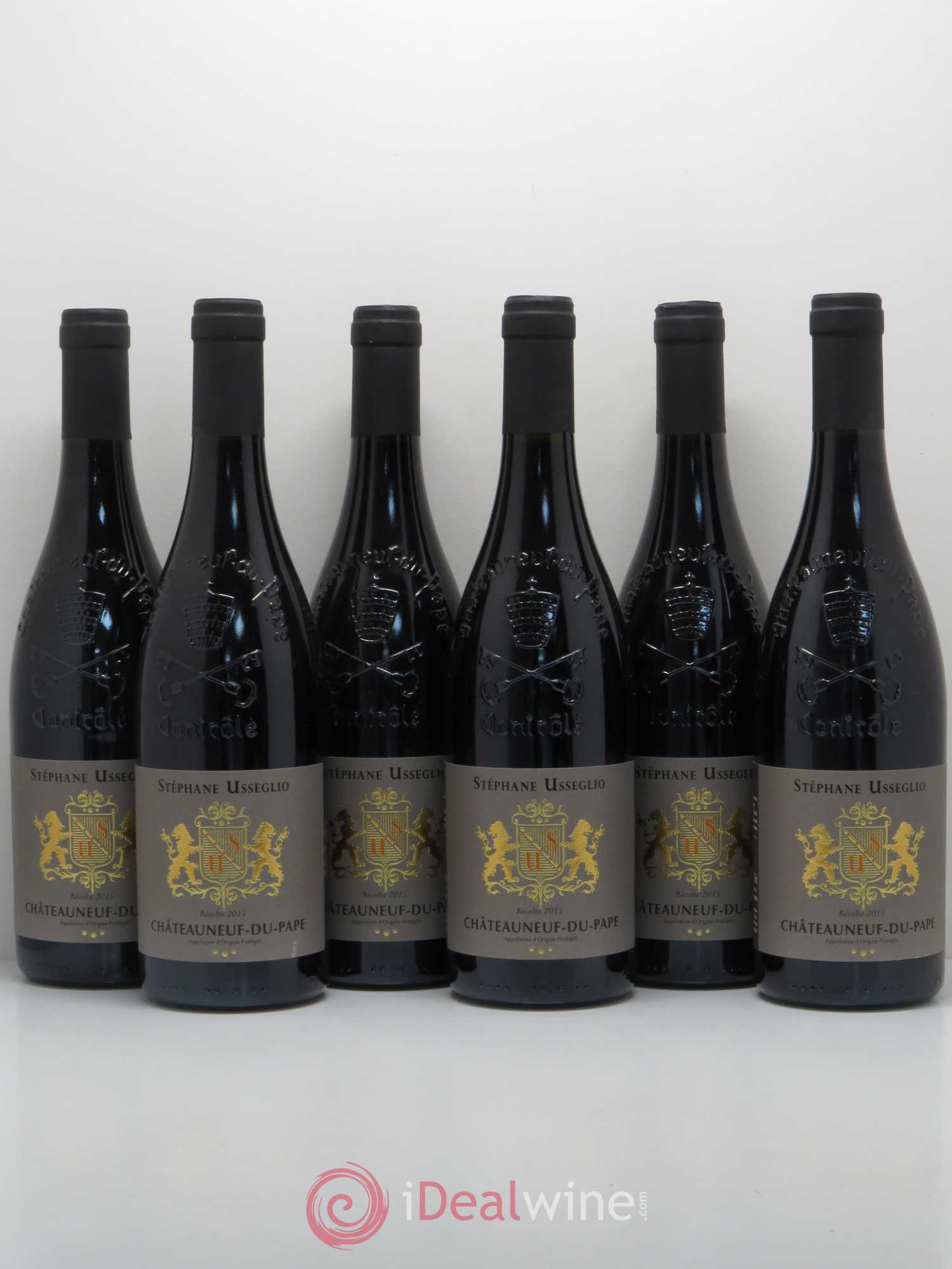 Châteauneuf-du-Pape Stéphane Usseglio 2015 - Lot de 6 bouteilles - 0