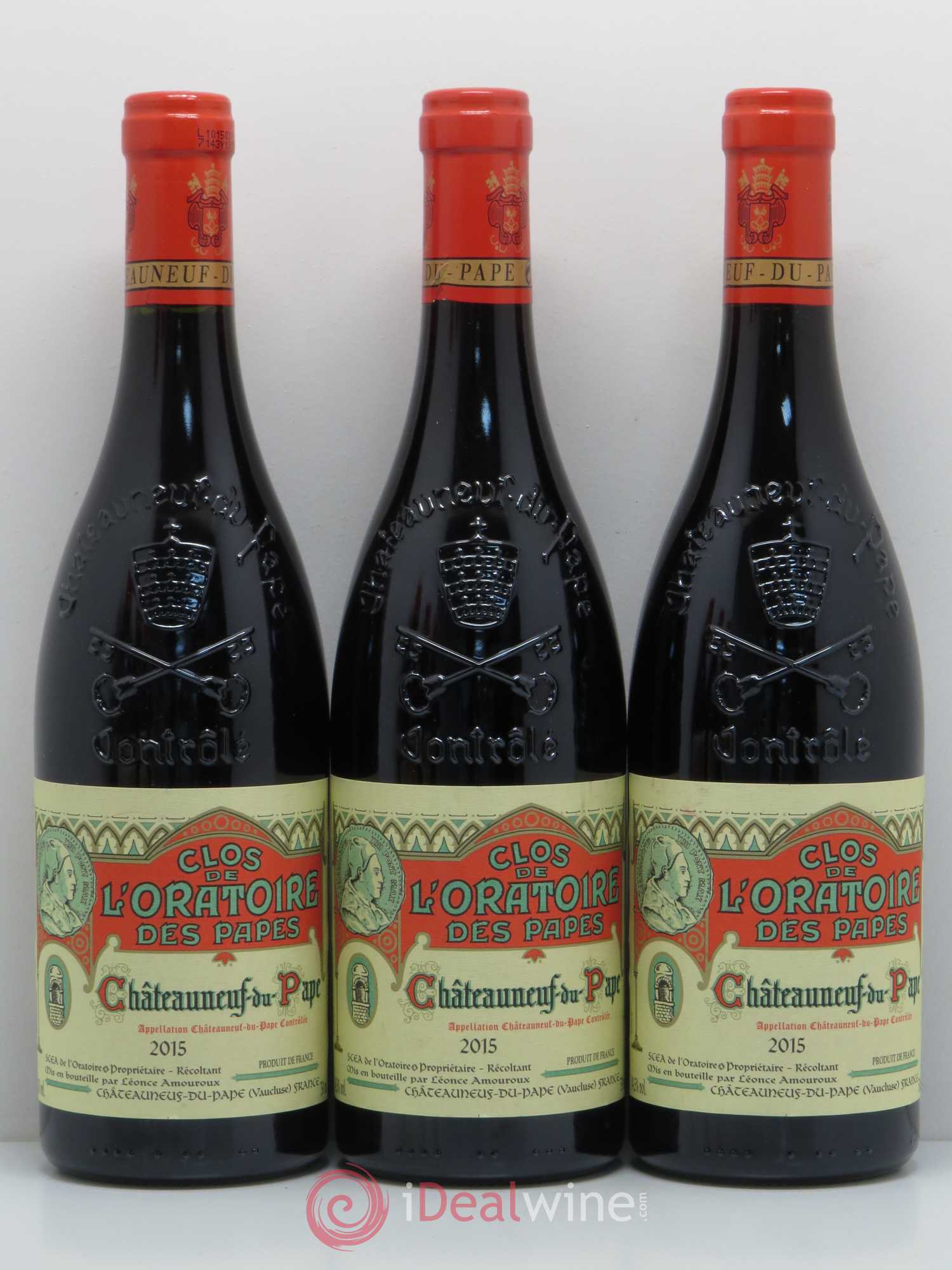 Châteauneuf-du-Pape Clos de l'Oratoire des Papes 2015 - Lot de 6 bouteilles - 1