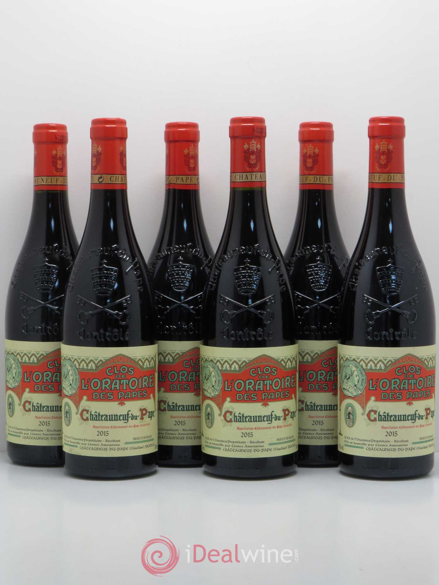 Châteauneuf-du-Pape Clos de l'Oratoire des Papes 2015 - Lot de 6 bouteilles - 0
