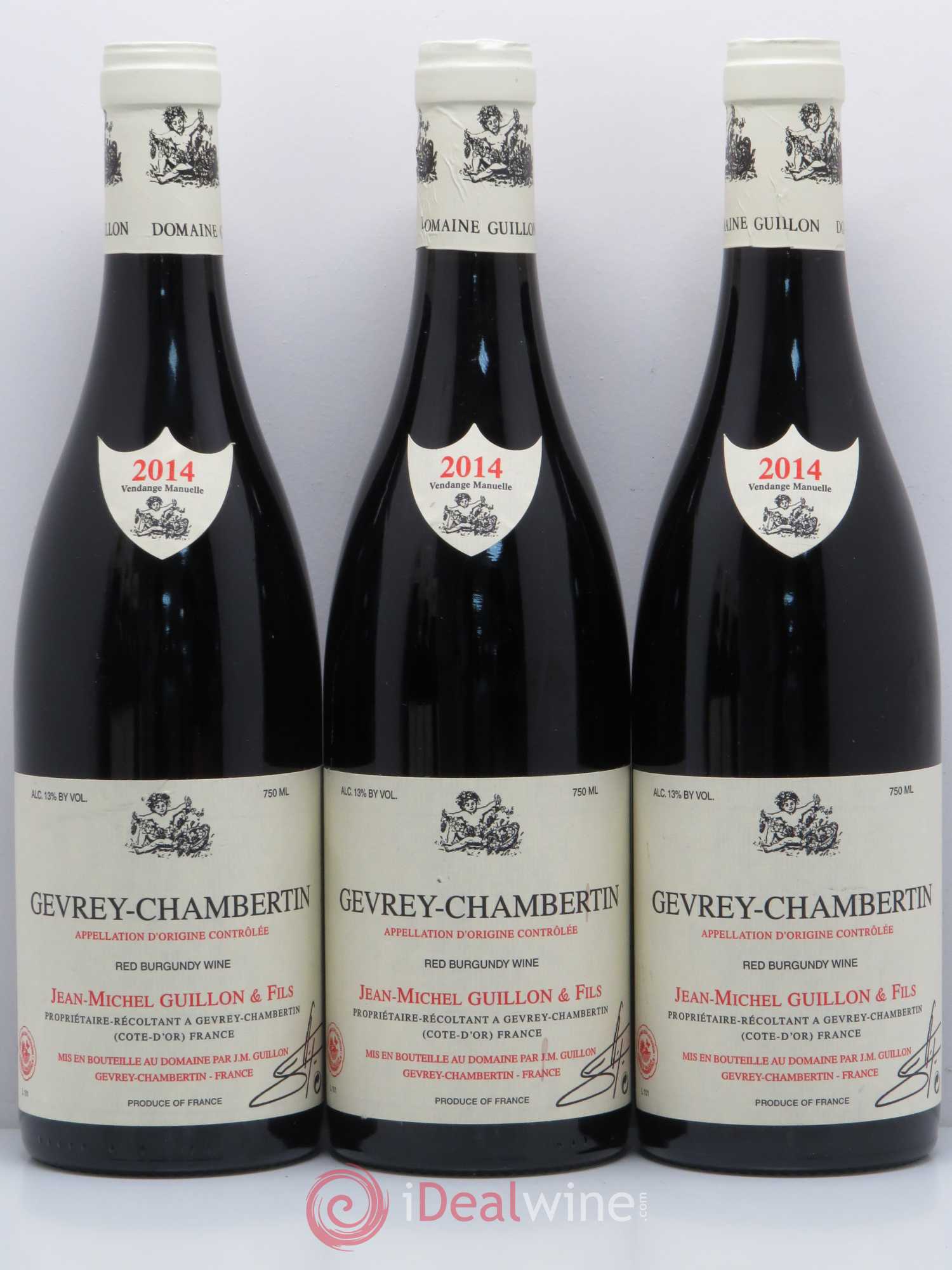 Gevrey-Chambertin Jean Michel Guillon 2014 - Lot de 6 bouteilles - 1