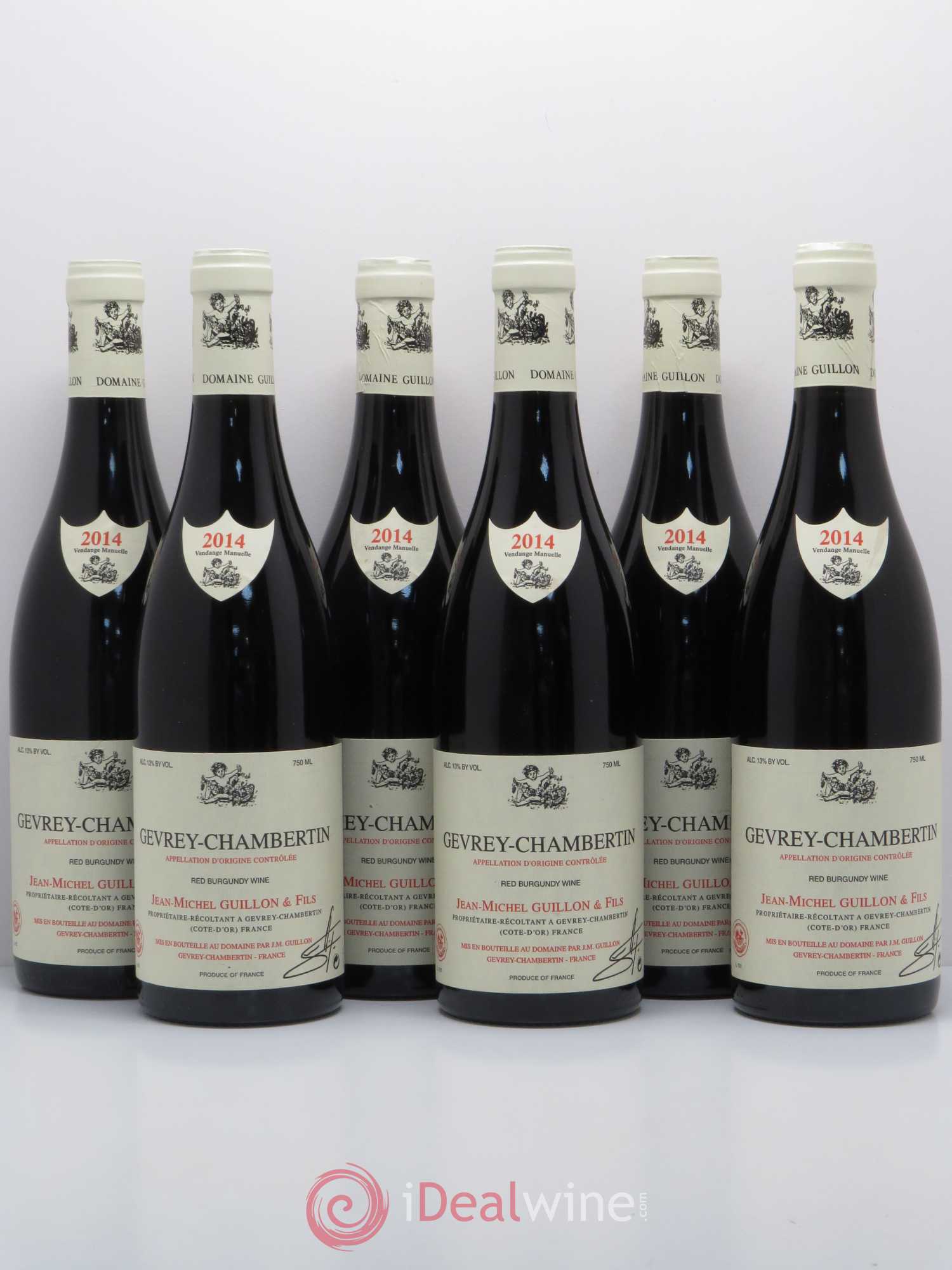 Gevrey-Chambertin Jean Michel Guillon 2014 - Lot de 6 bouteilles - 0