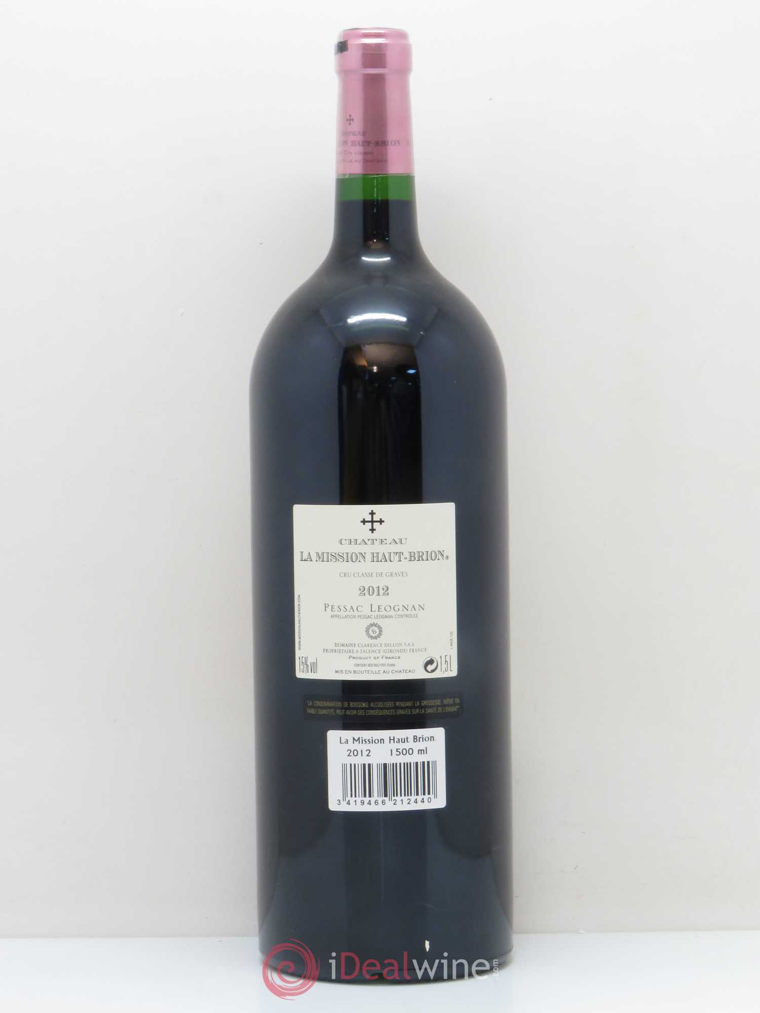 Château la Mission Haut-Brion Cru Classé de Graves 2012 - Lot de 1 magnum - 1
