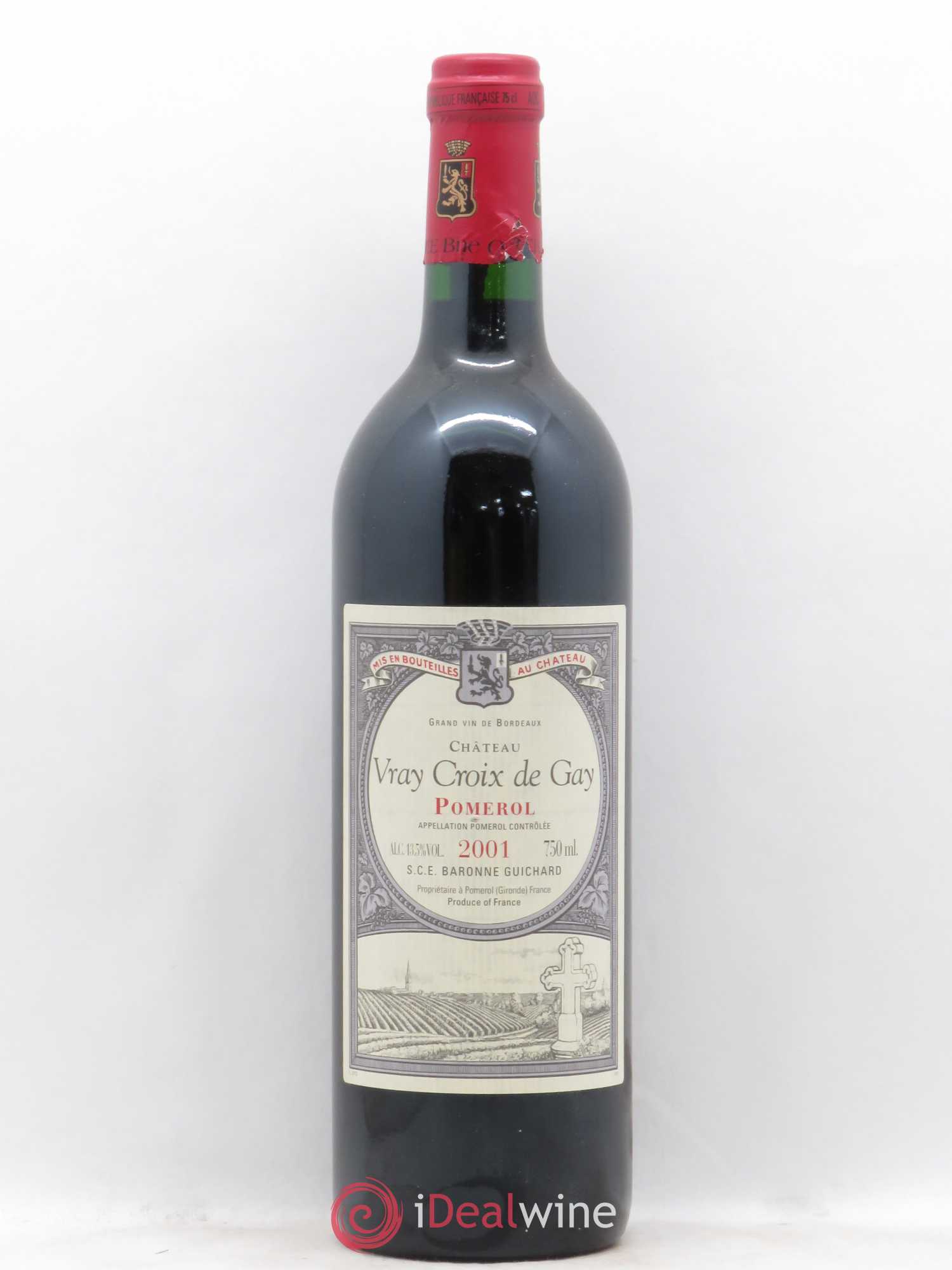 Château Vray Croix de Gay 2001 - Lot de 1 bouteille - 0