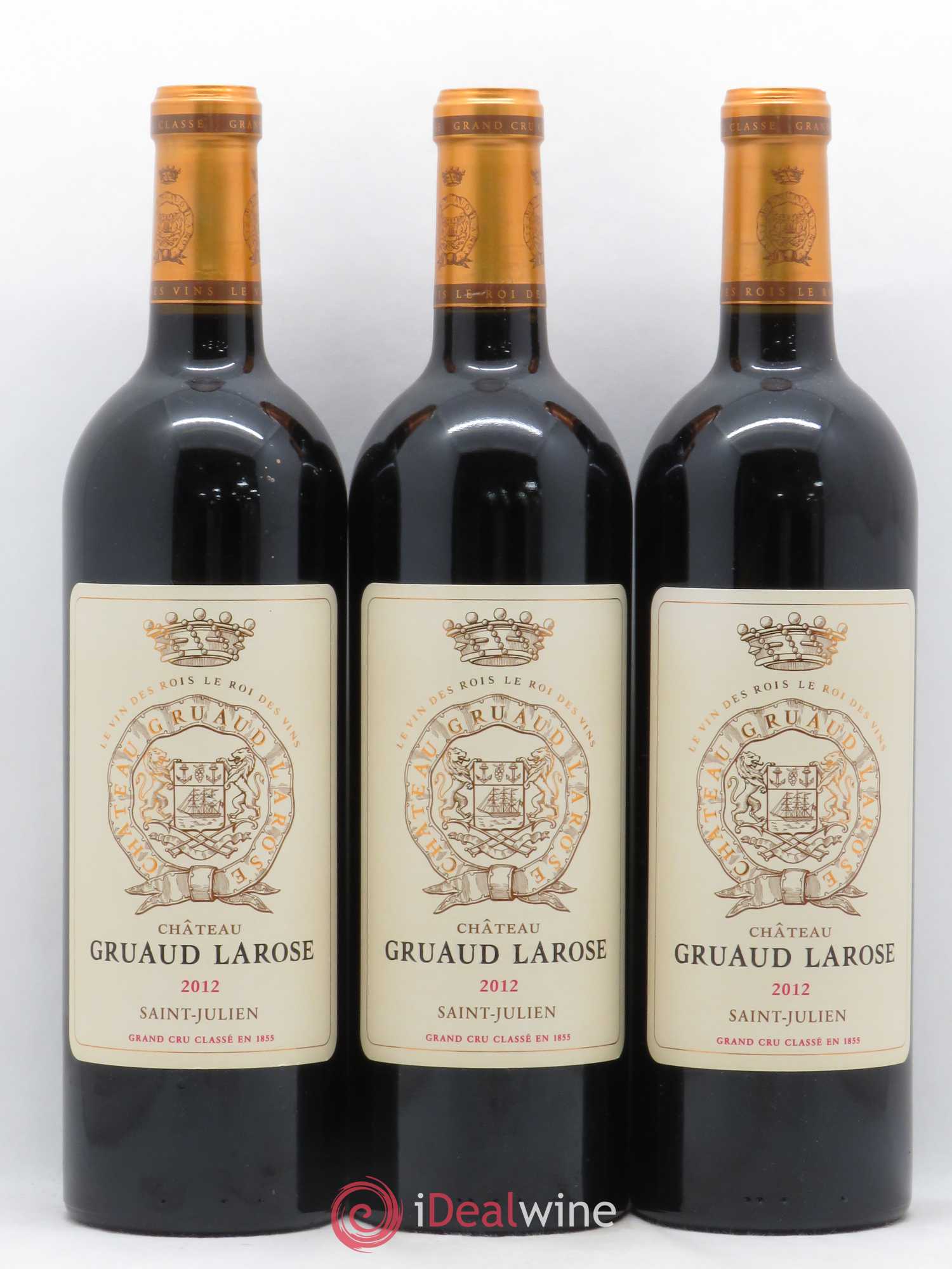 Château Gruaud Larose 2ème Grand Cru Classé 2012 - Lot de 3 bouteilles - 0
