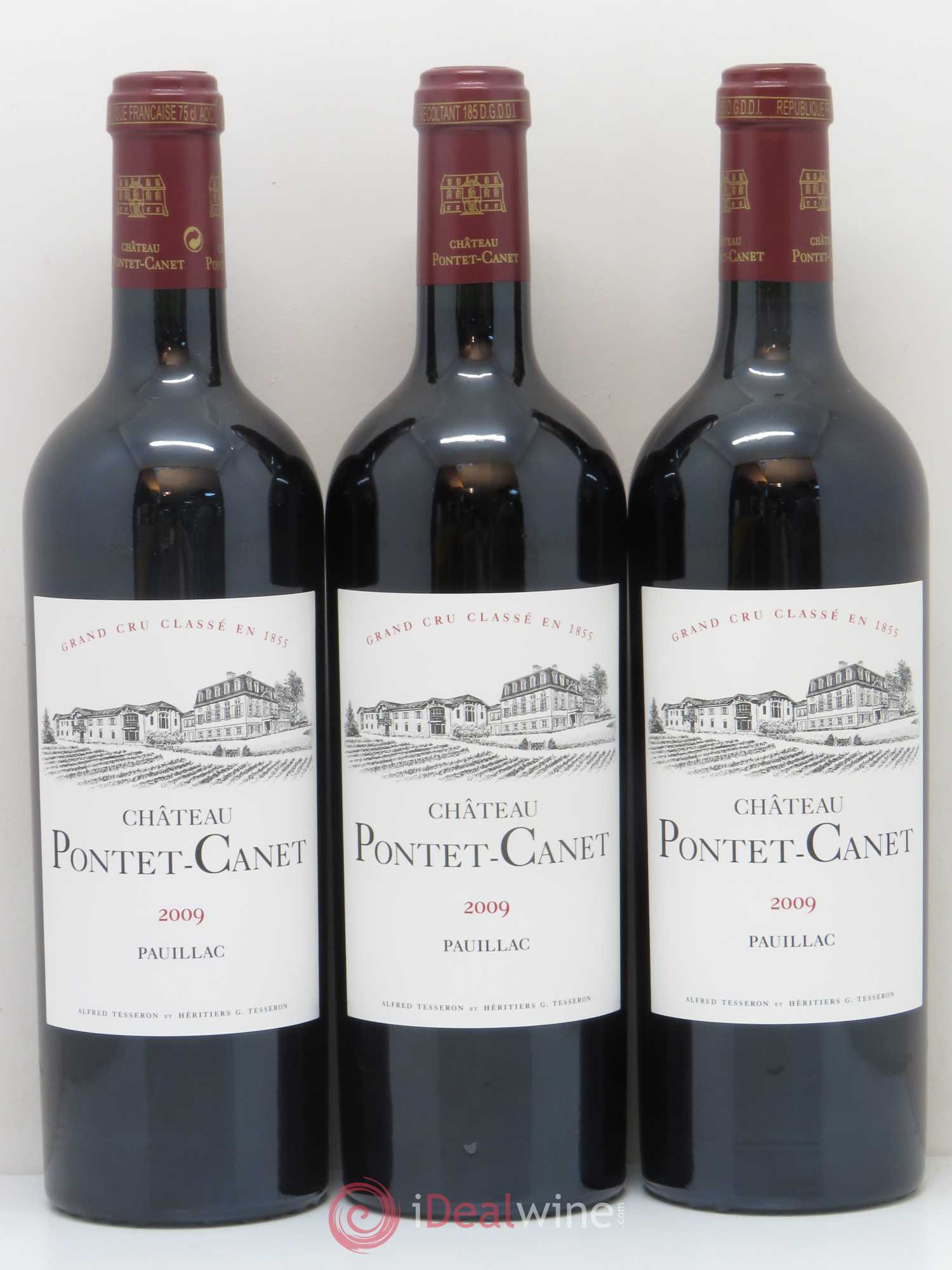 Château Pontet Canet 5ème Grand Cru Classé 2009 - Lot de 6 bouteilles - 2