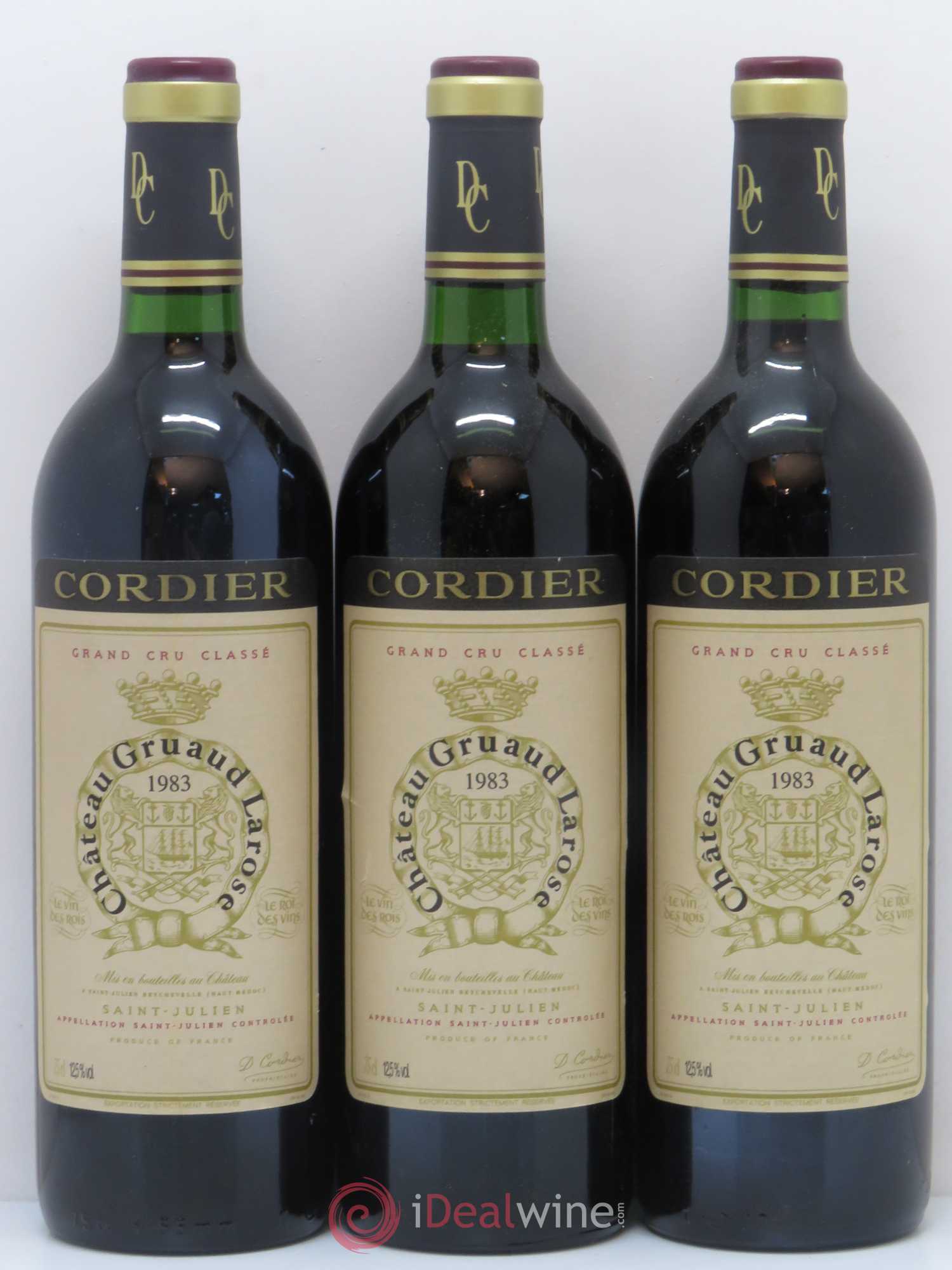 Château Gruaud Larose 2ème Grand Cru Classé 1983 - Lot de 12 bouteilles - 1