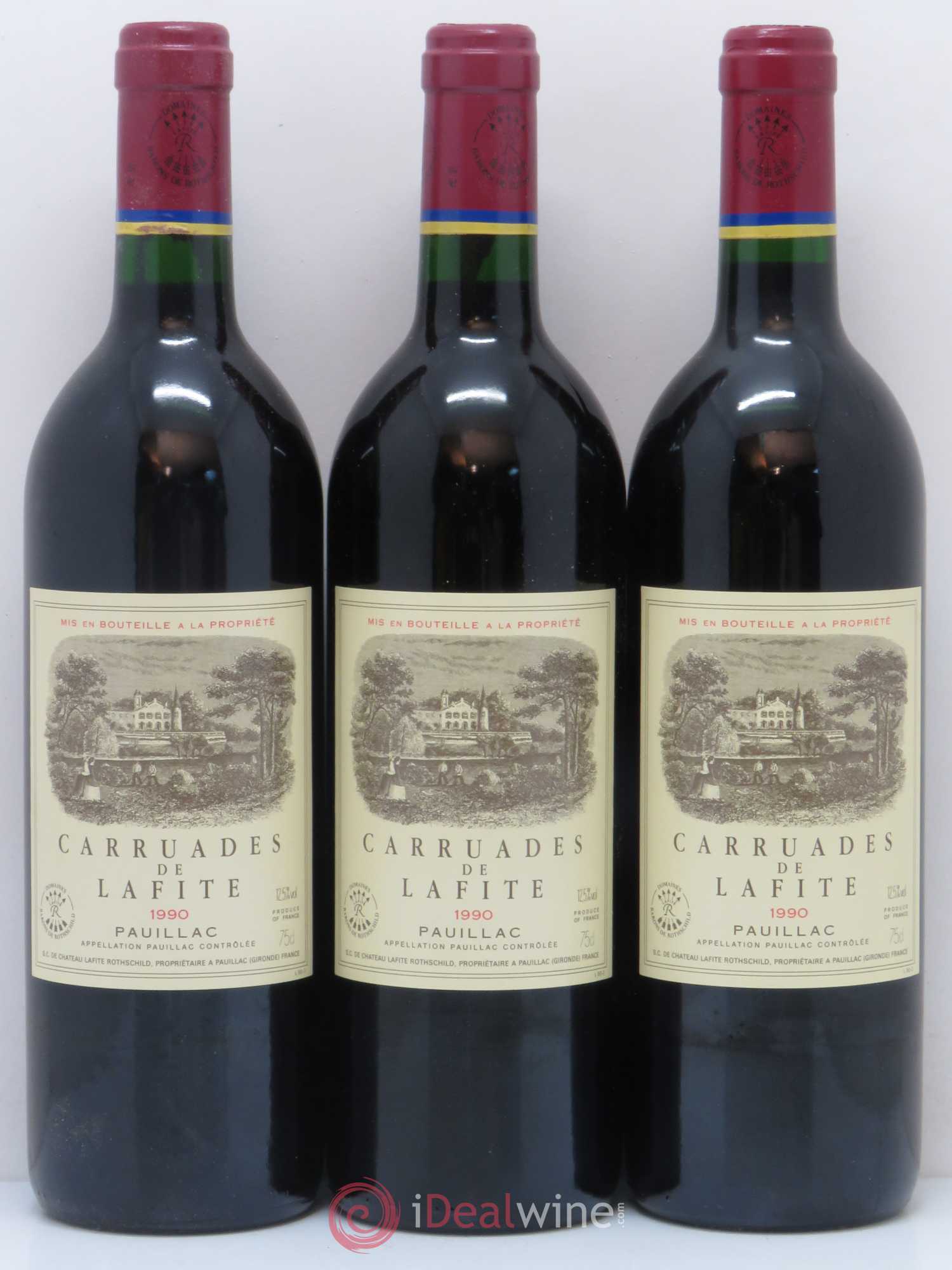 Carruades de Lafite Rothschild Second Vin 1990 - Lot de 12 bouteilles - 4