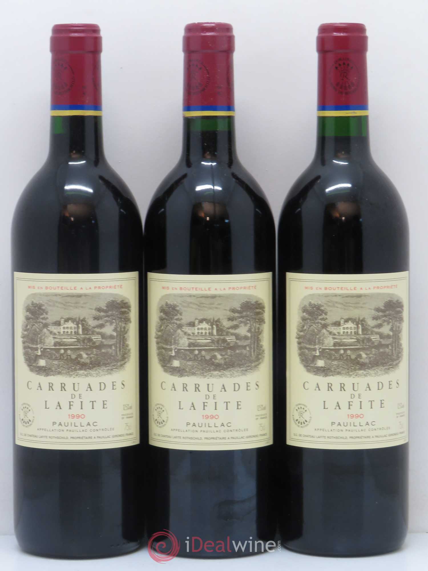 Carruades de Lafite Rothschild Second Vin 1990 - Lot de 12 bouteilles - 3