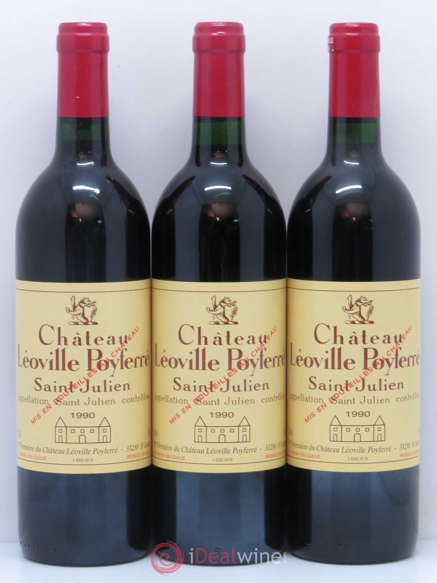 Château Léoville Poyferré 2ème Grand Cru Classé 1990 - Lot de 12 bouteilles - 4