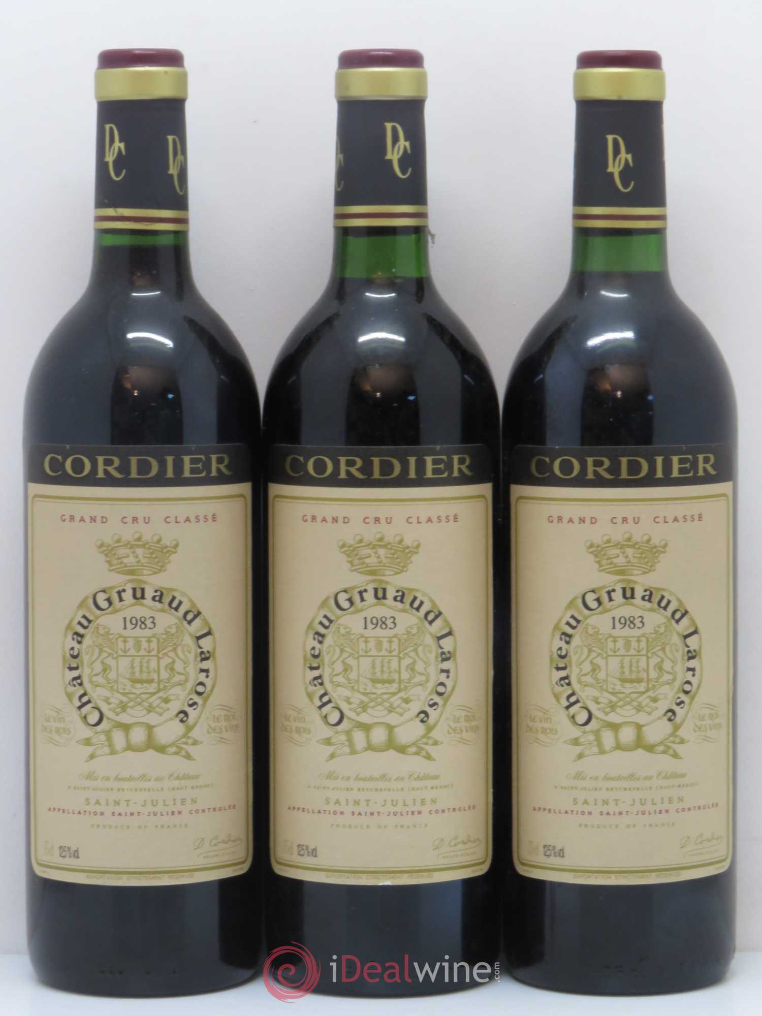 Château Gruaud Larose 2ème Grand Cru Classé 1983 - Lot de 12 bouteilles - 1