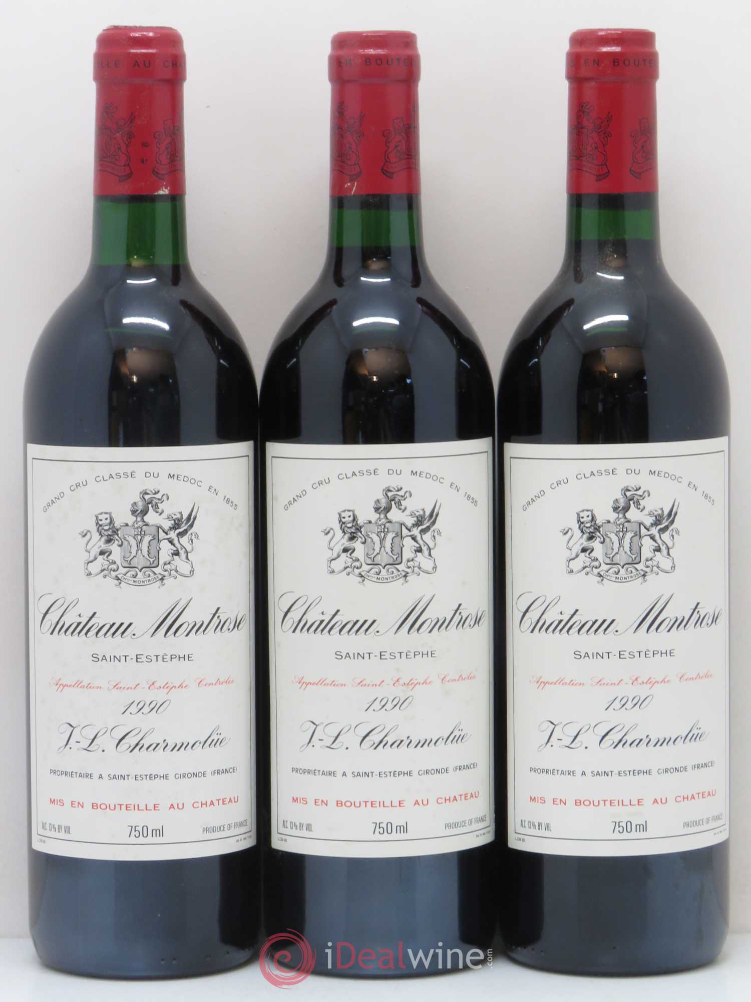 Château Montrose 2ème Grand Cru Classé 1990 - Lot de 12 bouteilles - 1
