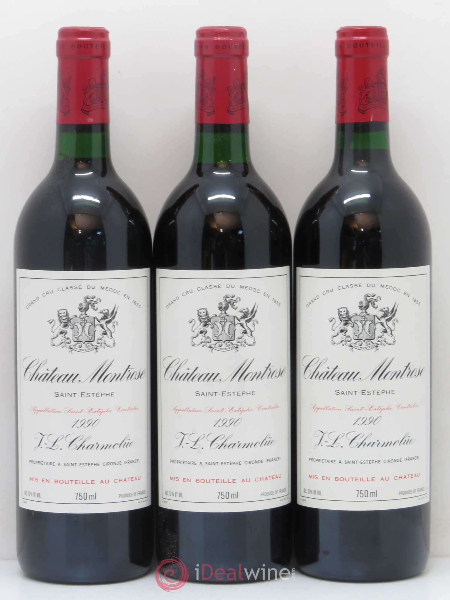 Château Montrose 2ème Grand Cru Classé 1990 - Lot de 12 bouteilles - 4