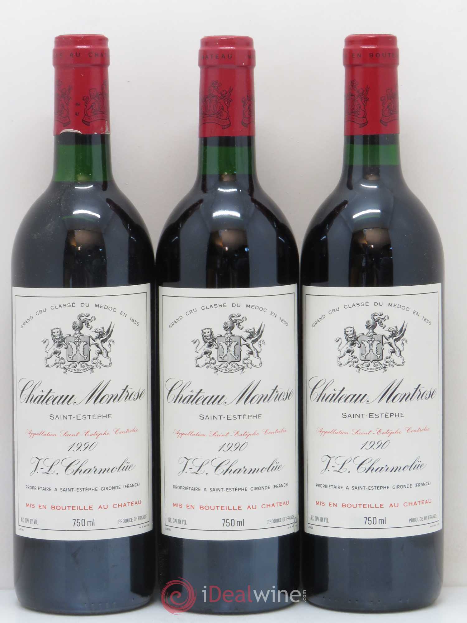 Château Montrose 2ème Grand Cru Classé 1990 - Lot de 12 bouteilles - 4