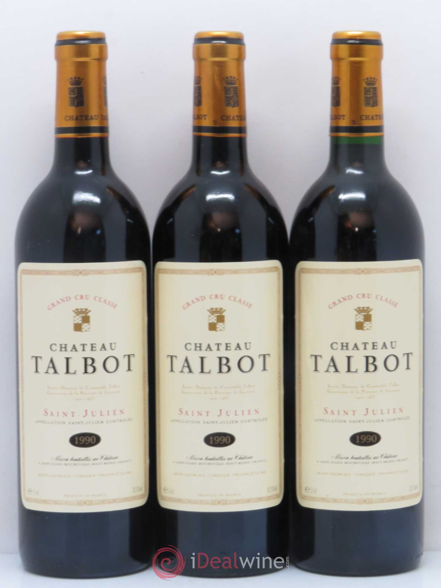 Château Talbot 4ème Grand Cru Classé 1990 - Lot de 12 bouteilles - 4