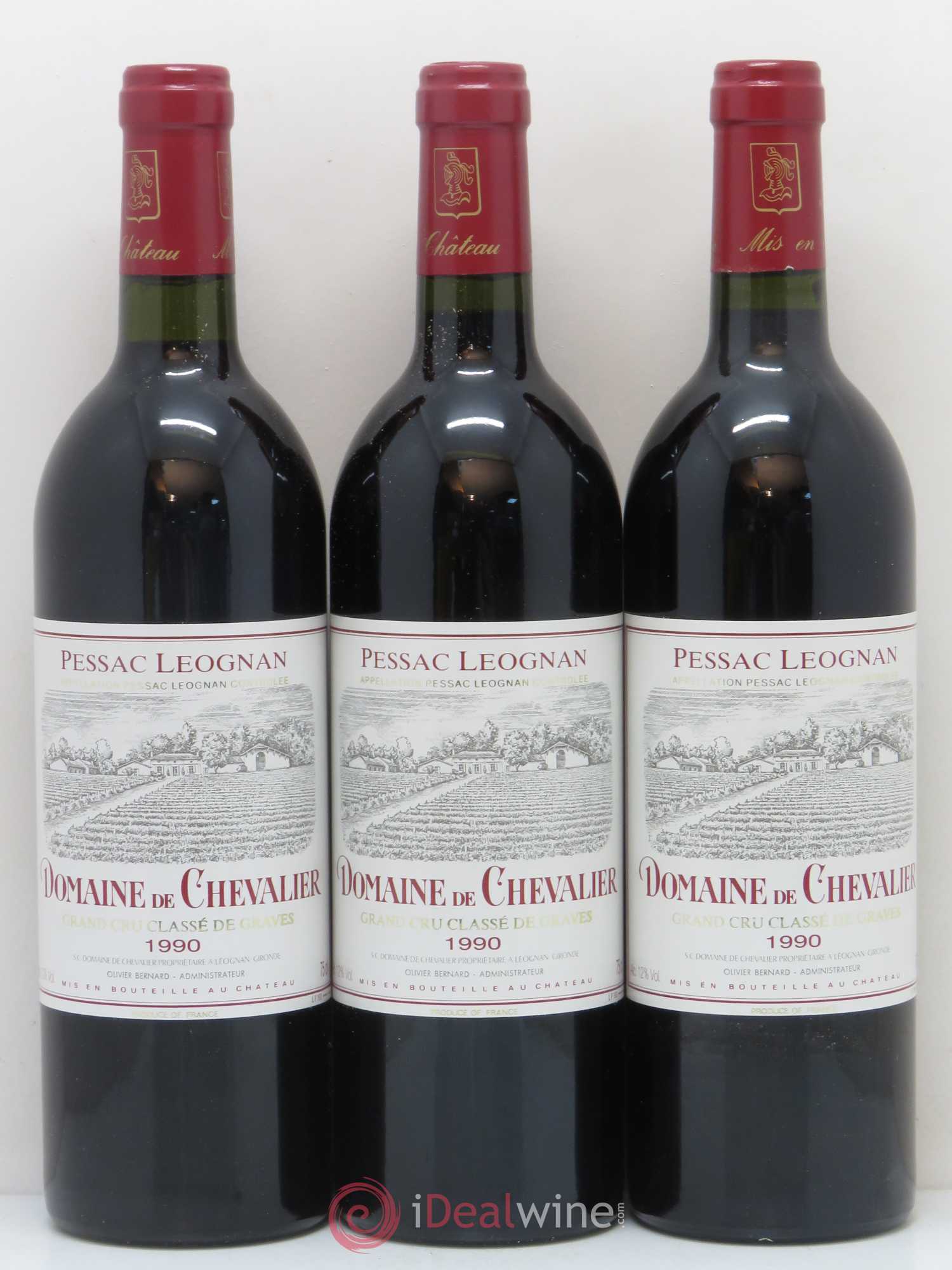 Domaine de Chevalier Cru Classé de Graves 1990 - Lot de 12 bouteilles - 4