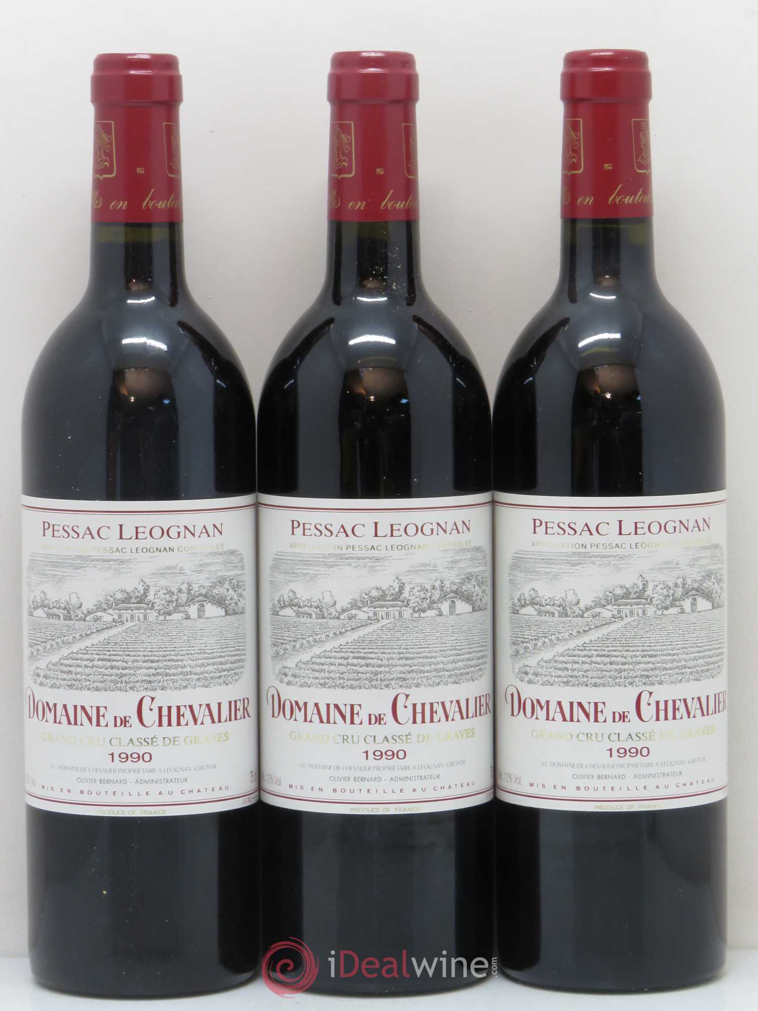 Domaine de Chevalier Cru Classé de Graves 1990 - Lot de 12 bouteilles - 2