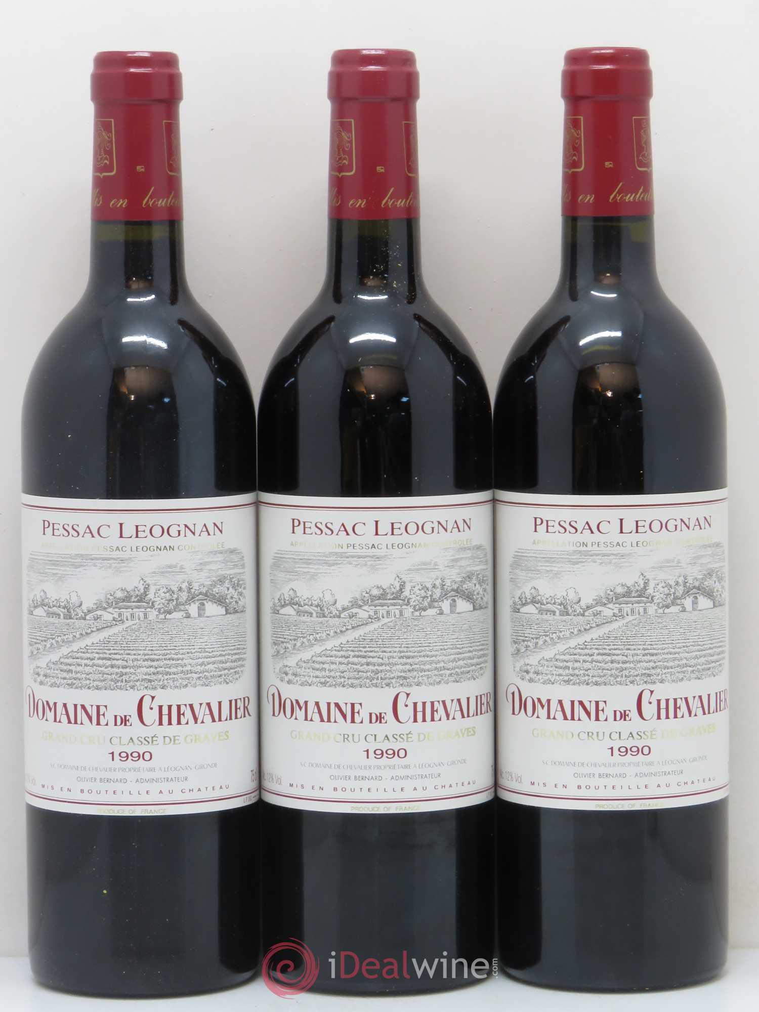 Domaine de Chevalier Cru Classé de Graves 1990 - Lot de 12 bouteilles - 3