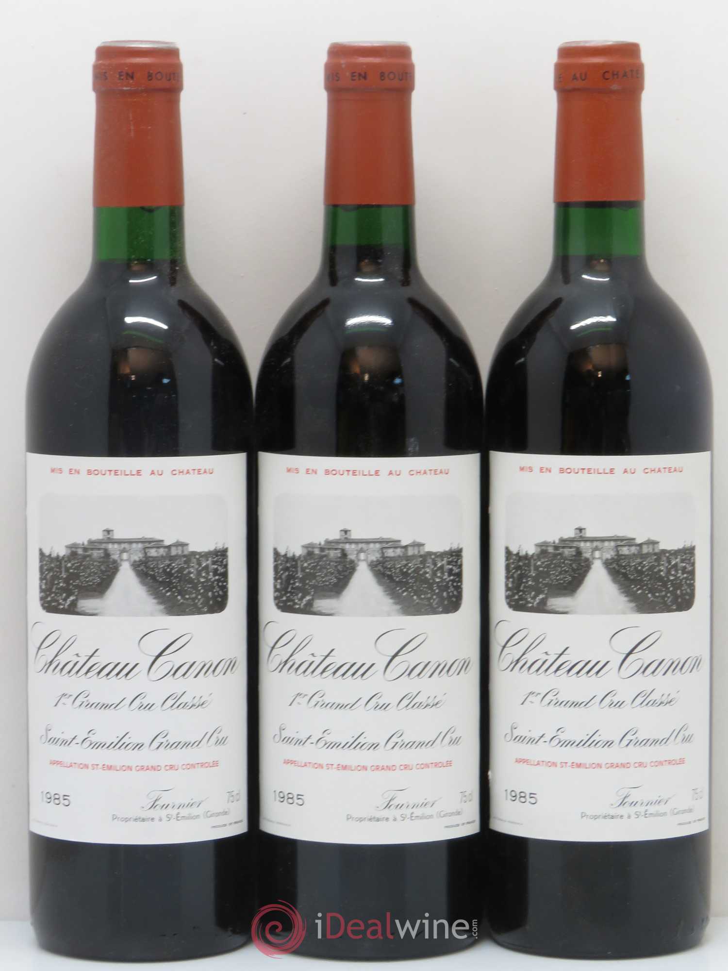 Château Canon 1er Grand Cru Classé B 1985 - Lot de 12 bouteilles - 1