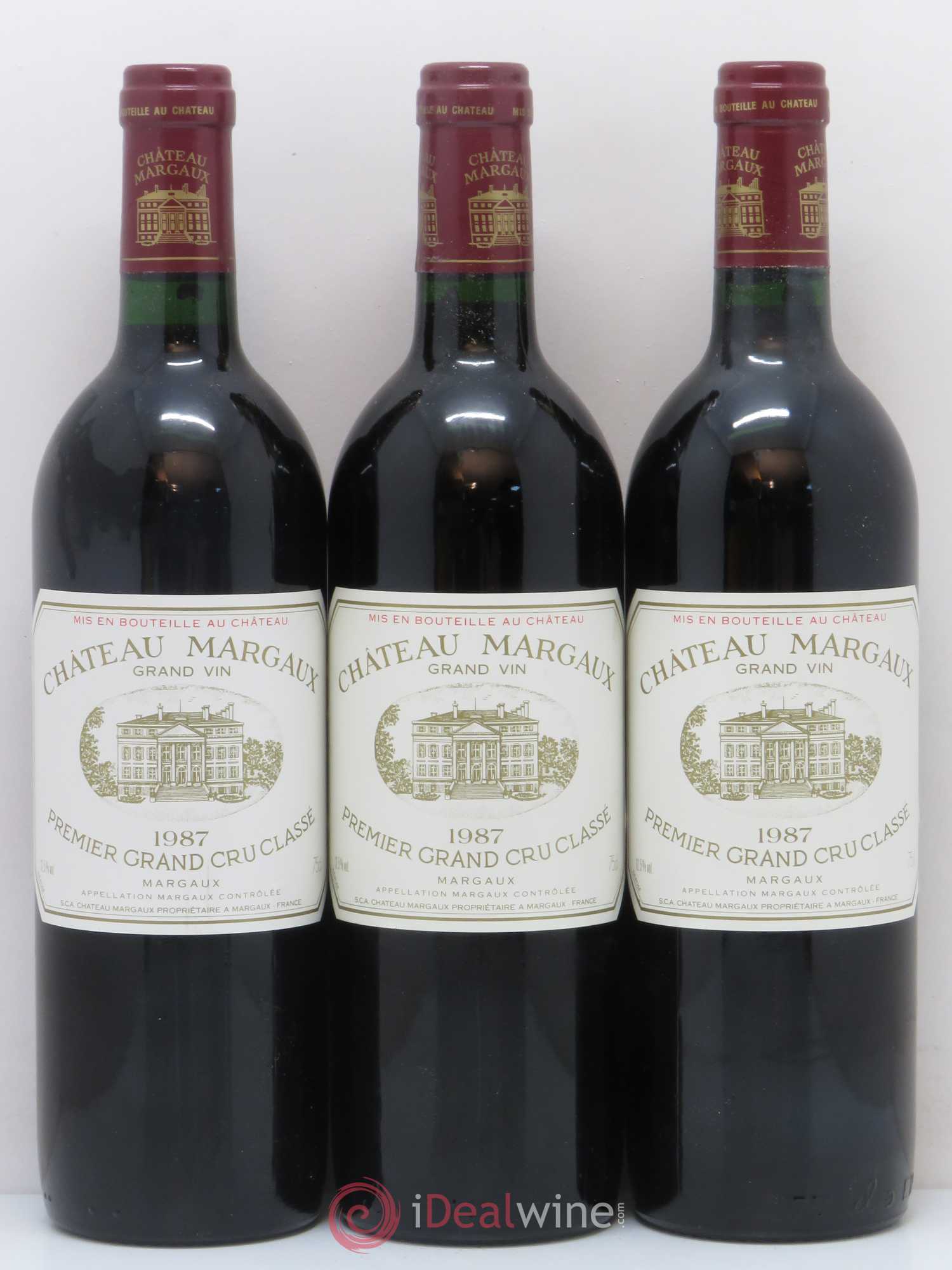 Château Margaux 1er Grand Cru Classé 1987 - Lot de 12 bouteilles - 1