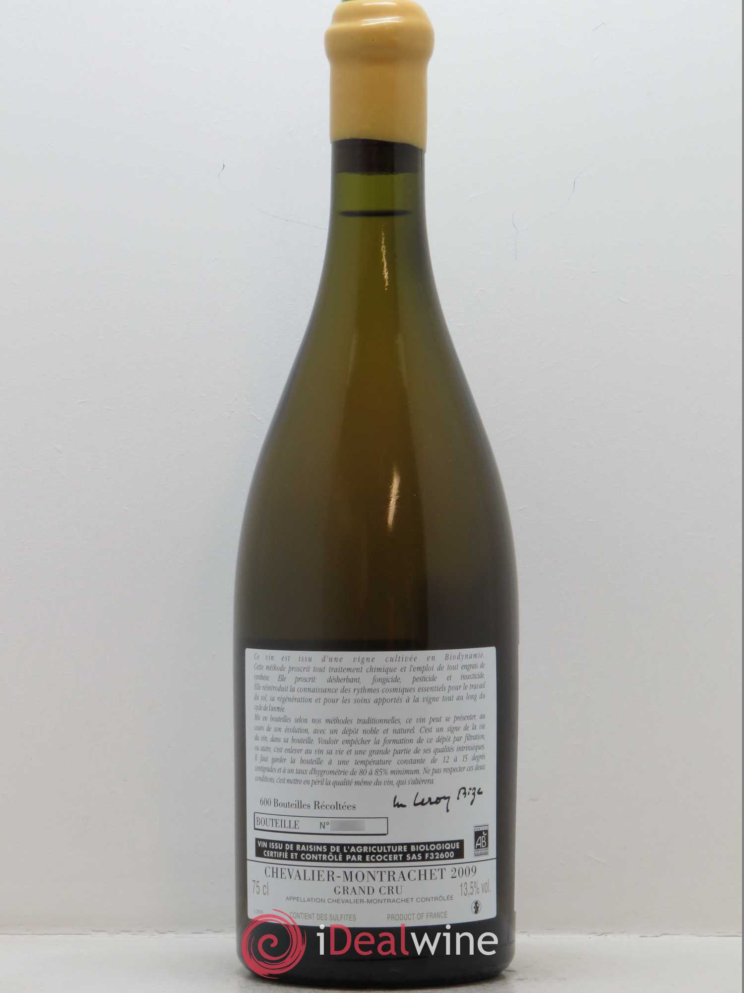 Chevalier-Montrachet Grand Cru d'Auvenay (Domaine) 2009 - Lot of 1 bottle - 1