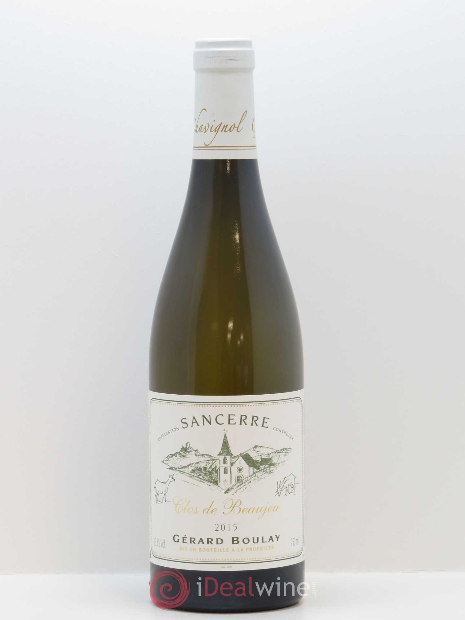 Sancerre Clos de Beaujeu Gérard Boulay 2015 - Lot de 1 bouteille - 0