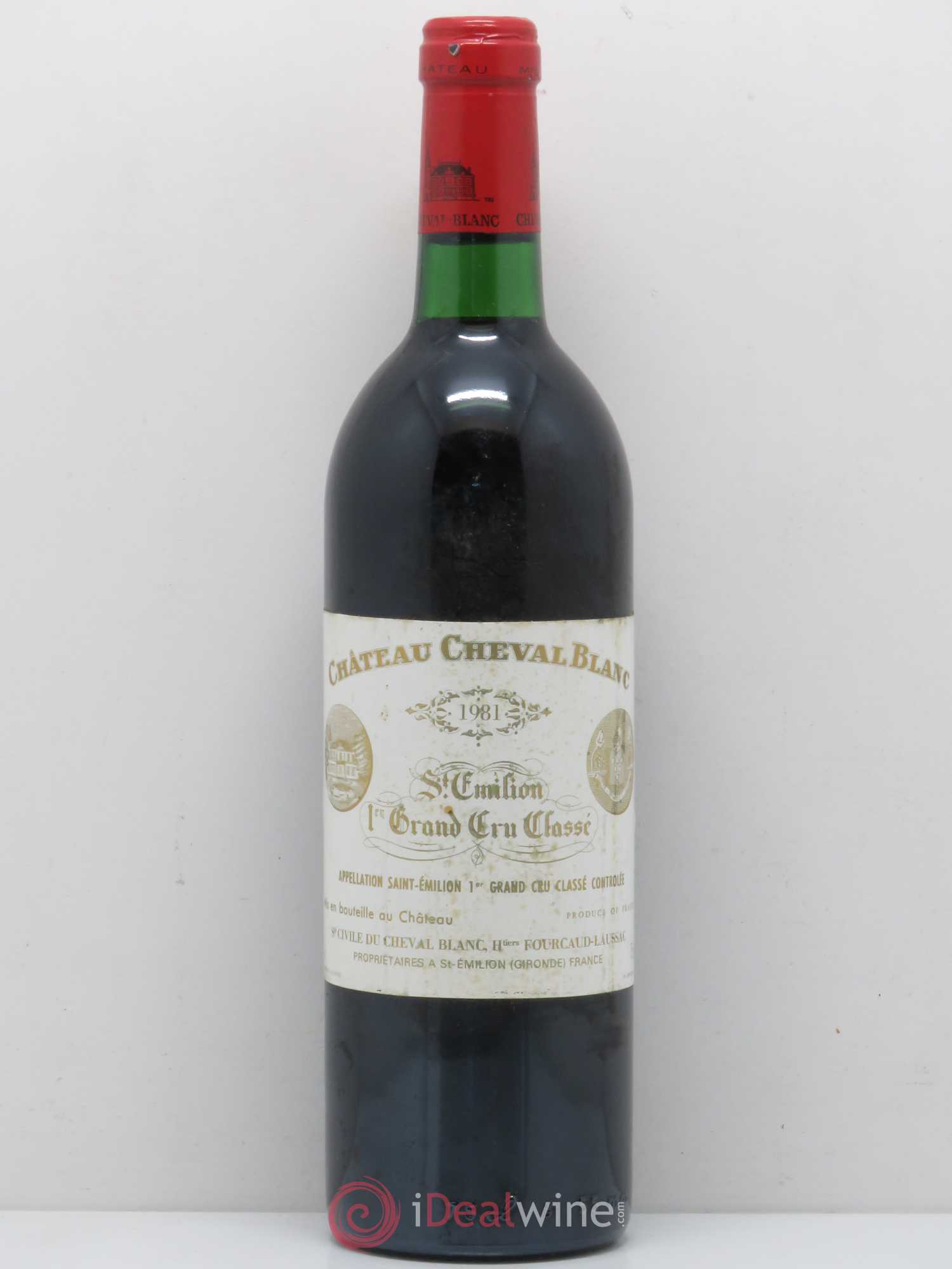 Château Cheval Blanc 1er Grand Cru Classé A 1981 - Lot de 1 bouteille - 0