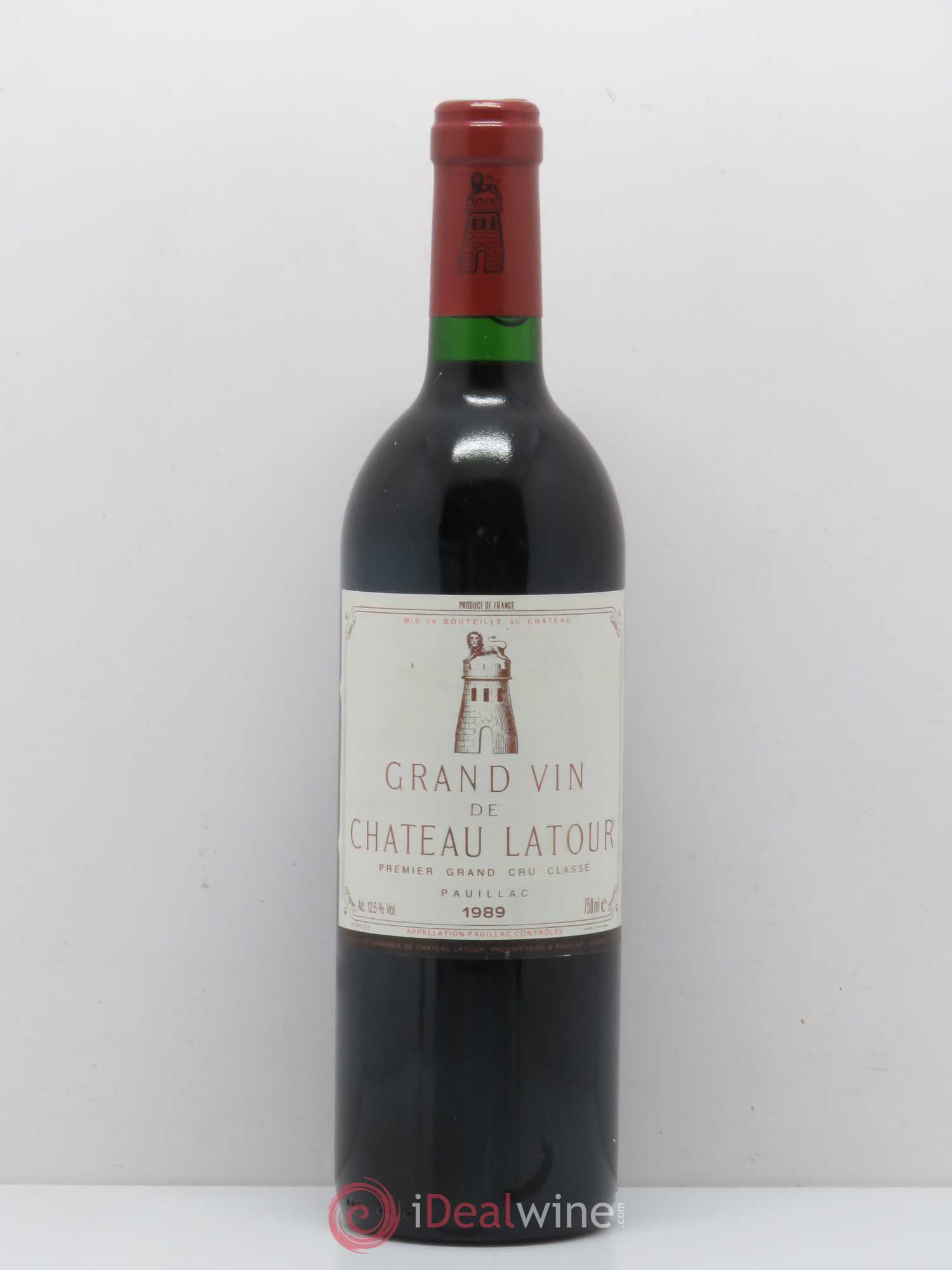 Château Latour 1er Grand Cru Classé 1989 - Lot de 1 bouteille - 0