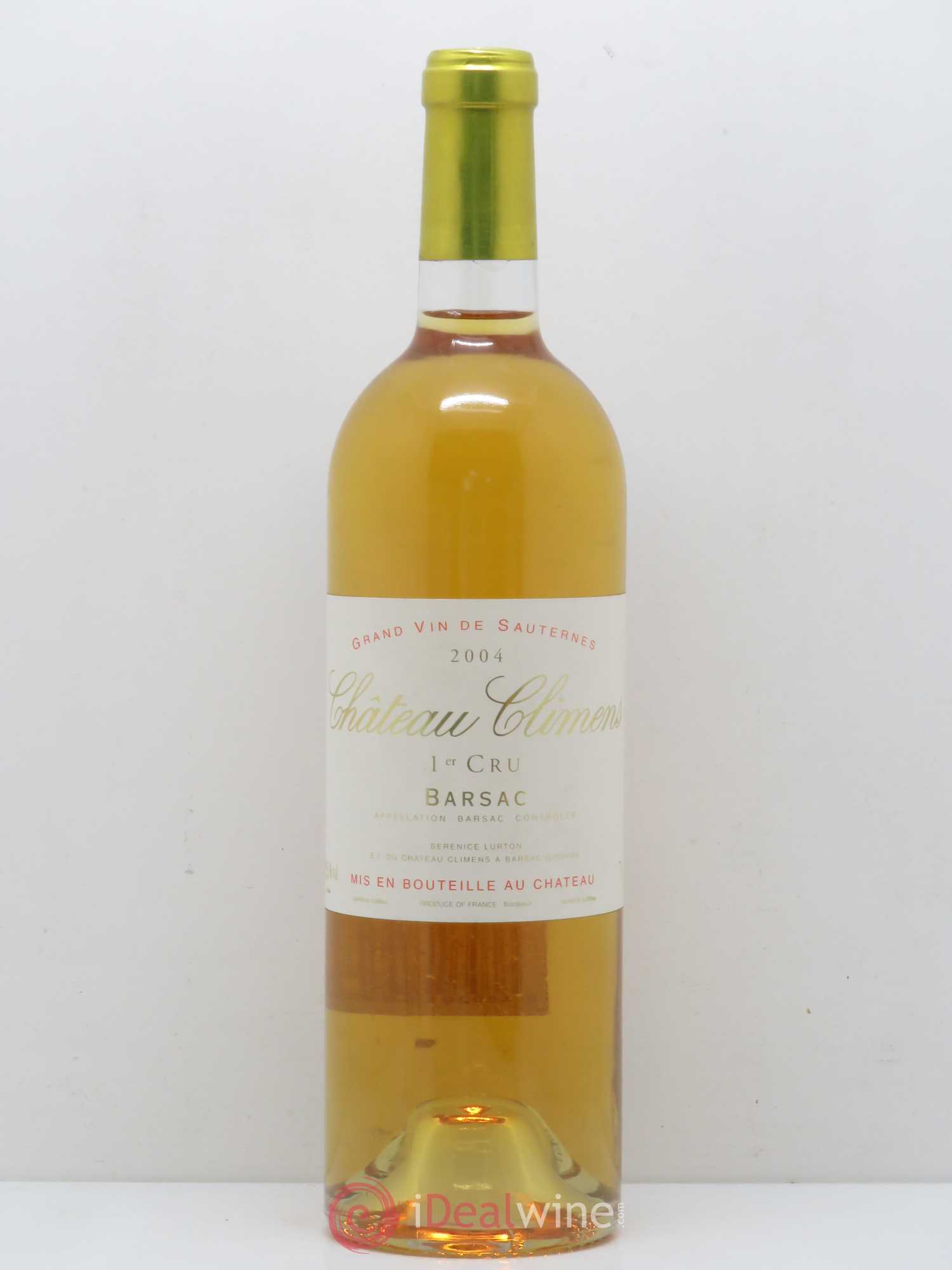 Château Climens 1er Grand Cru Classé 2004 - Lotto di 1 bottiglia - 0