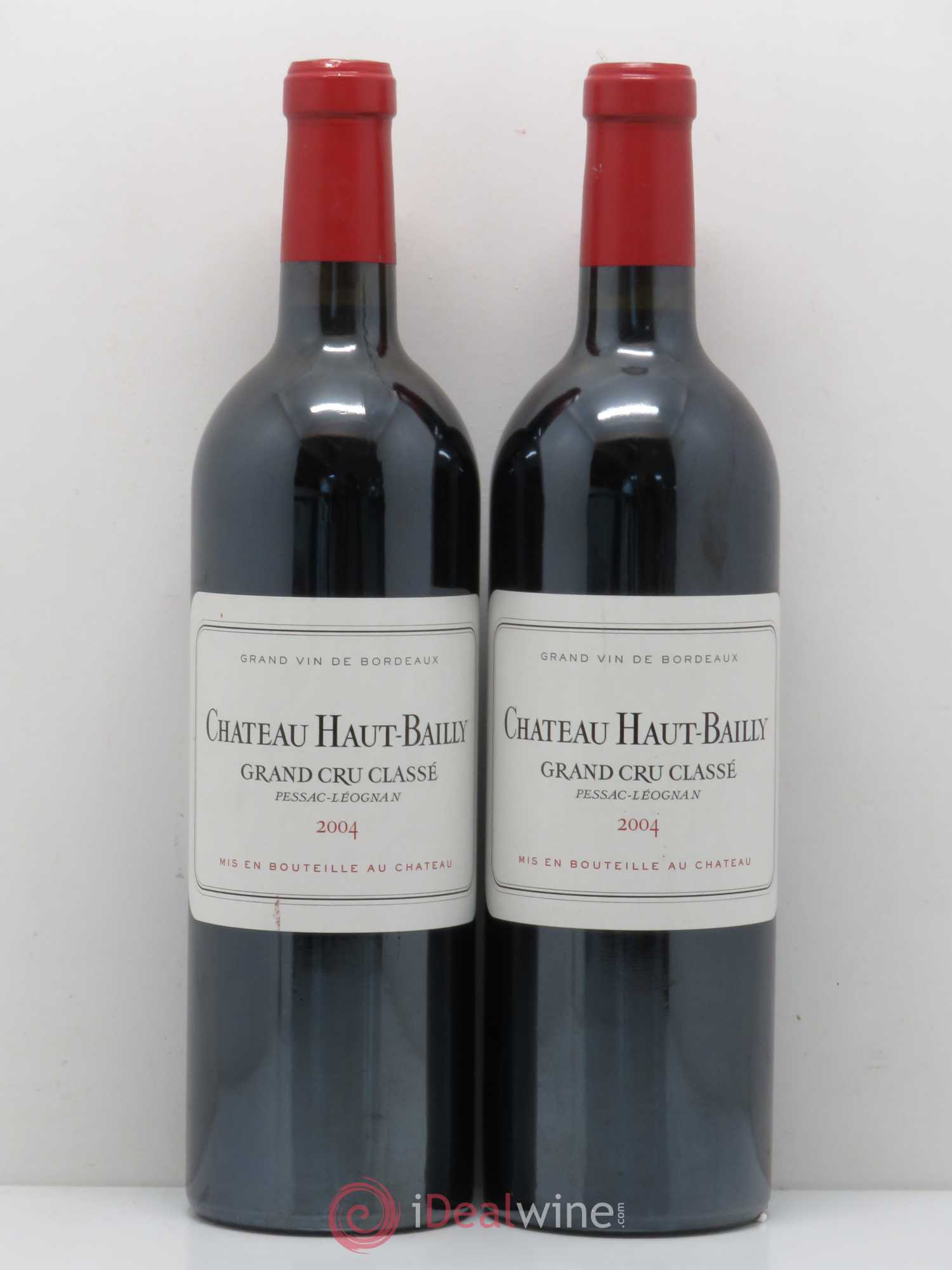 Château Haut-Bailly Cru Classé de Graves 2004 - Lot de 2 bouteilles - 0