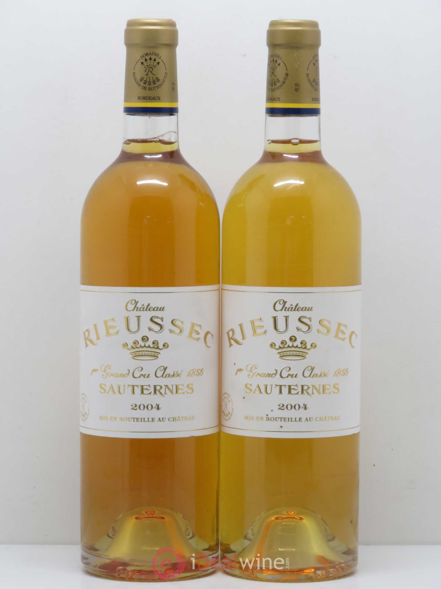 Château Rieussec 1er Grand Cru Classé 2004 - Lotto di 2 bottiglie - 0