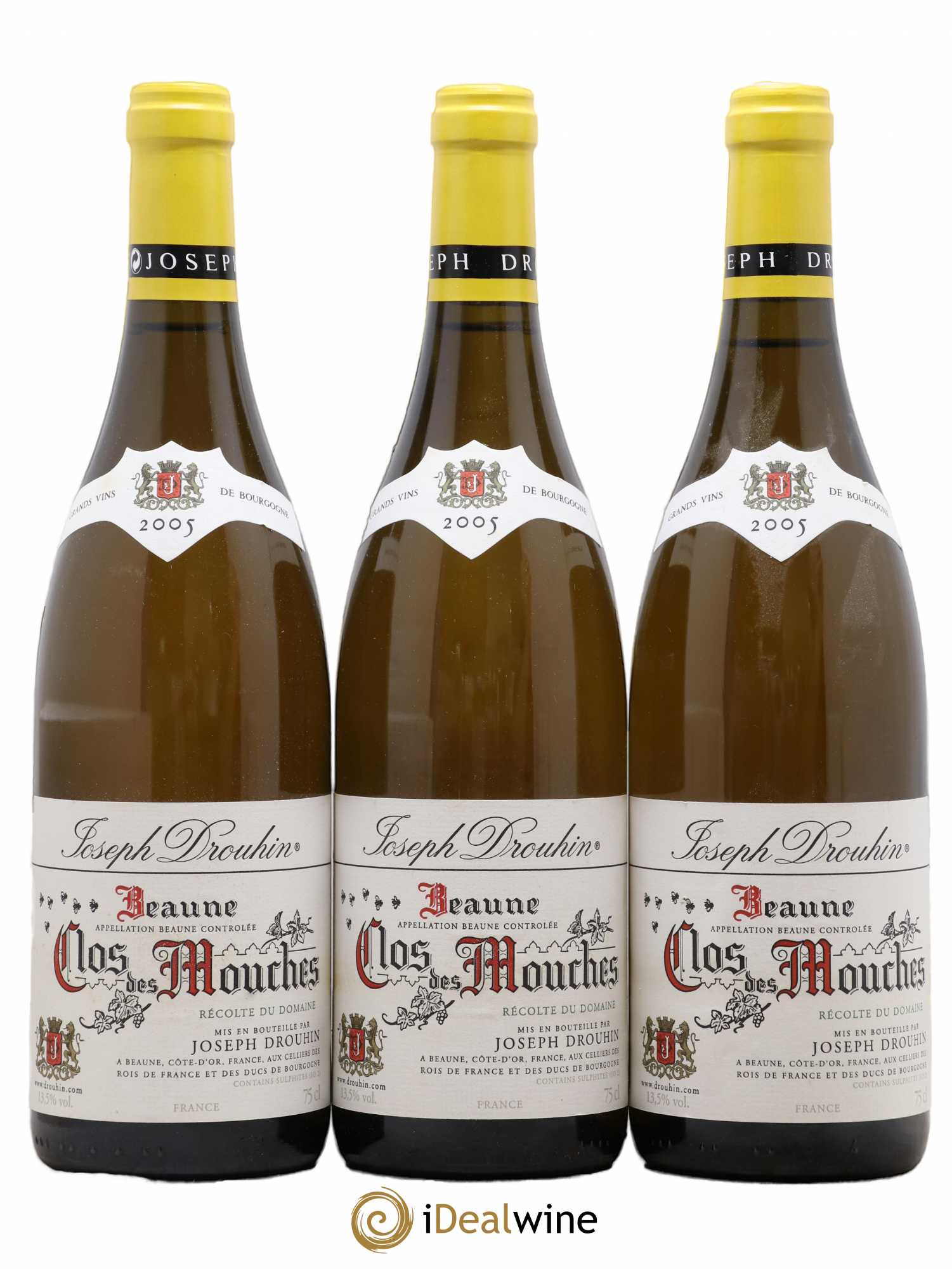 Beaune 1er Cru Clos des Mouches Joseph Drouhin 2005 - Lot de 3 bouteilles - 0