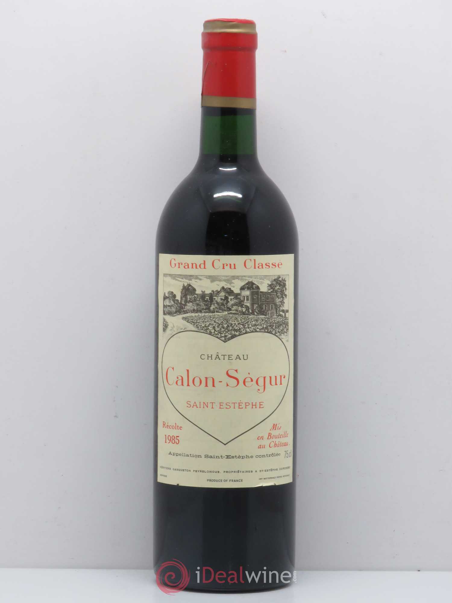 Château Calon Ségur 3ème Grand Cru Classé 1985 - Lot de 1 bouteille - 0