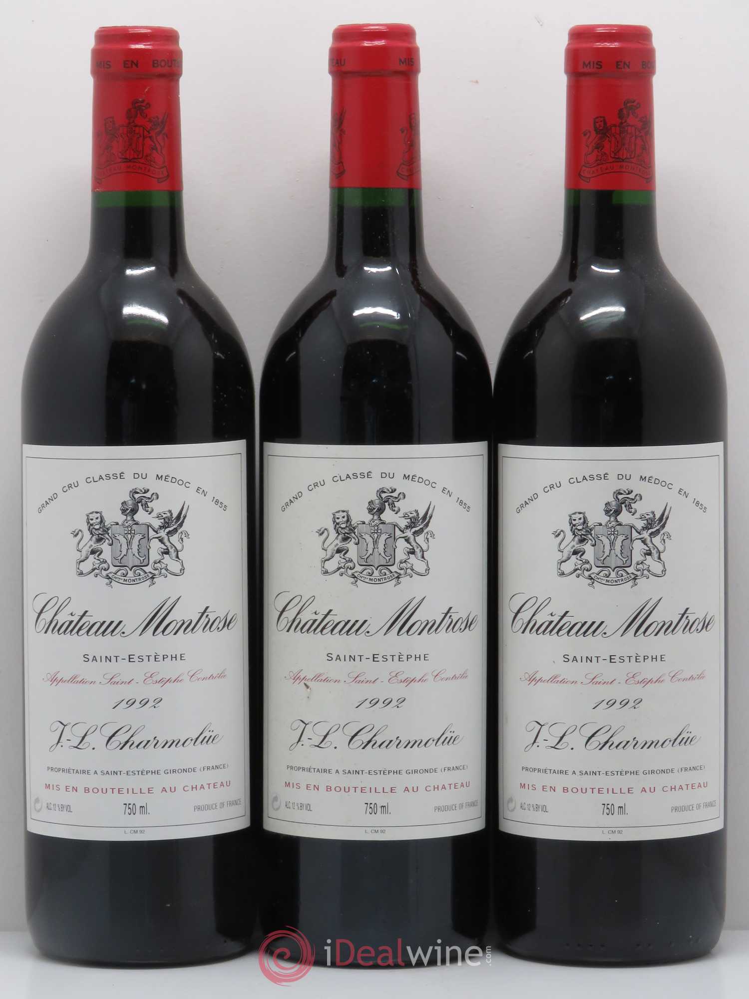 Château Montrose 2ème Grand Cru Classé 1992 - Lot de 12 bouteilles - 2