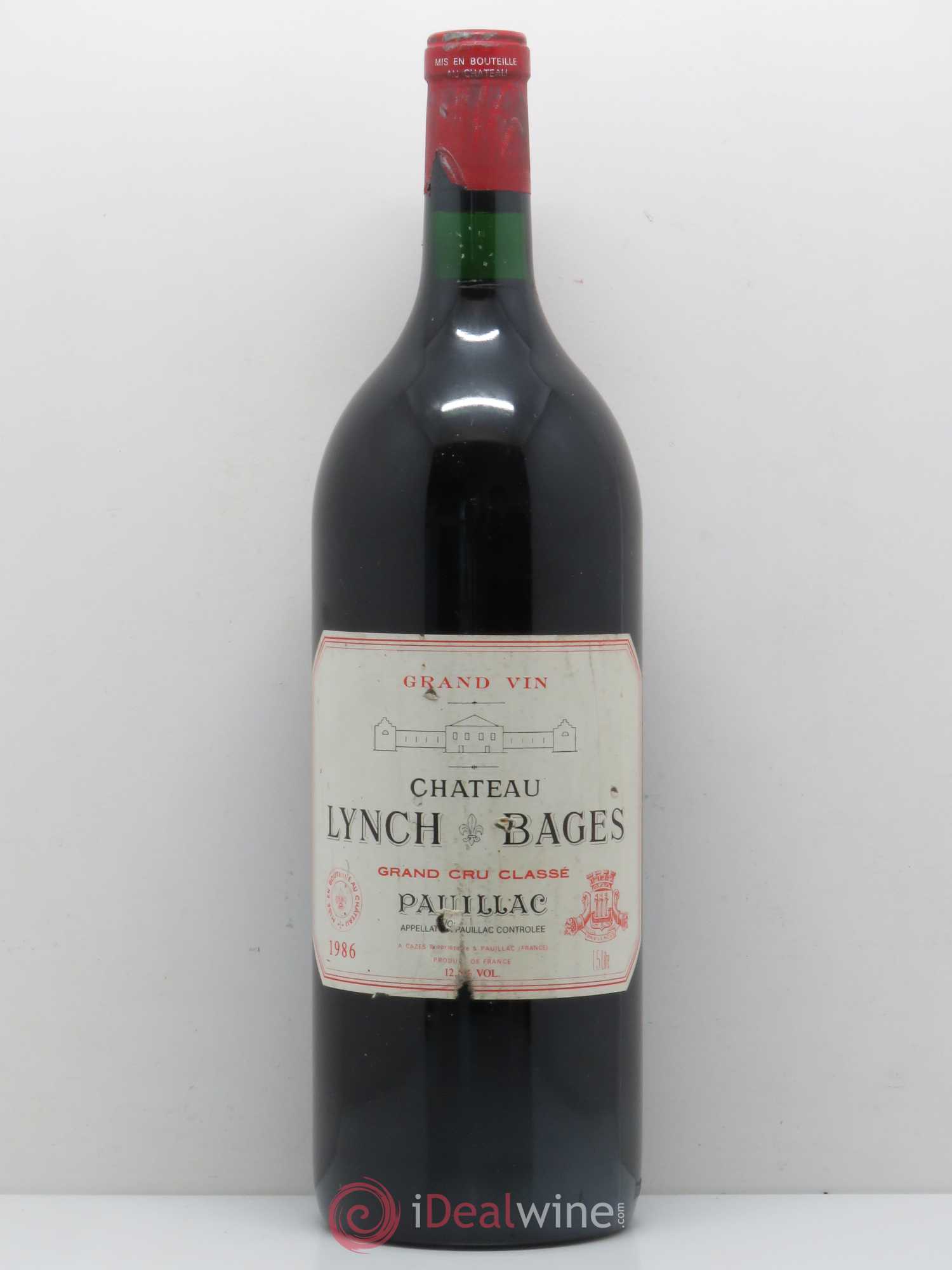 Château Lynch Bages 5ème Grand Cru Classé 1986 - Lot de 1 magnum - 0