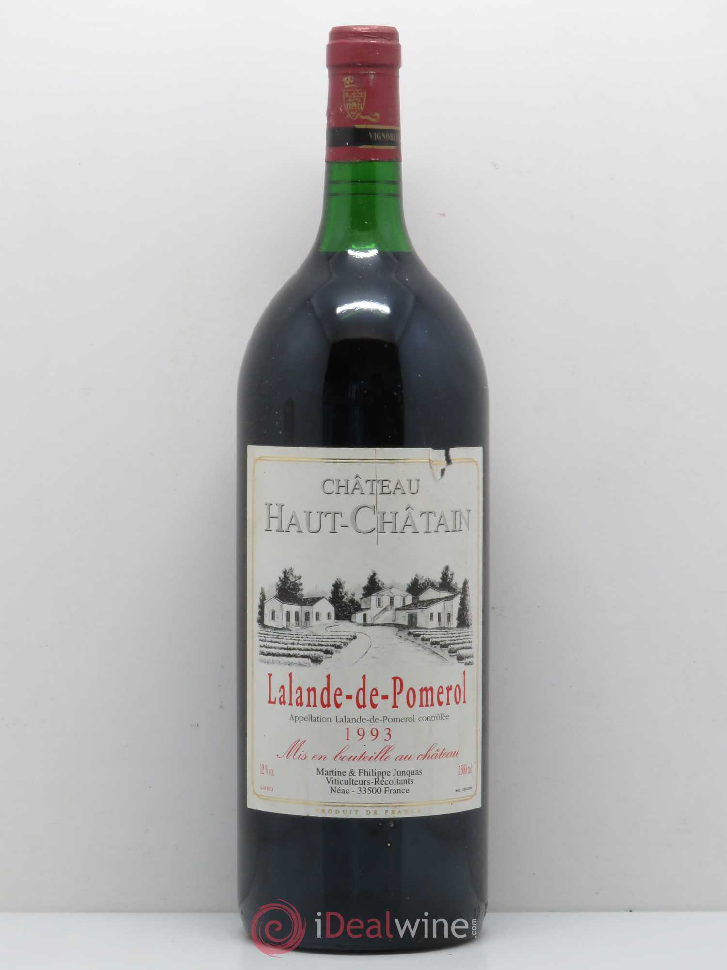 Bordeaux Château Haut Chatain Lalande de Pomerol 1993 - Posten von 1 Magnum - 0