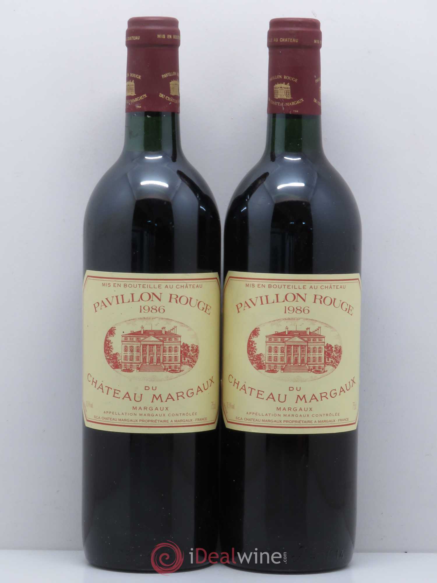 Pavillon Rouge du Château Margaux Second Vin 1986 - Lot de 2 bouteilles - 0