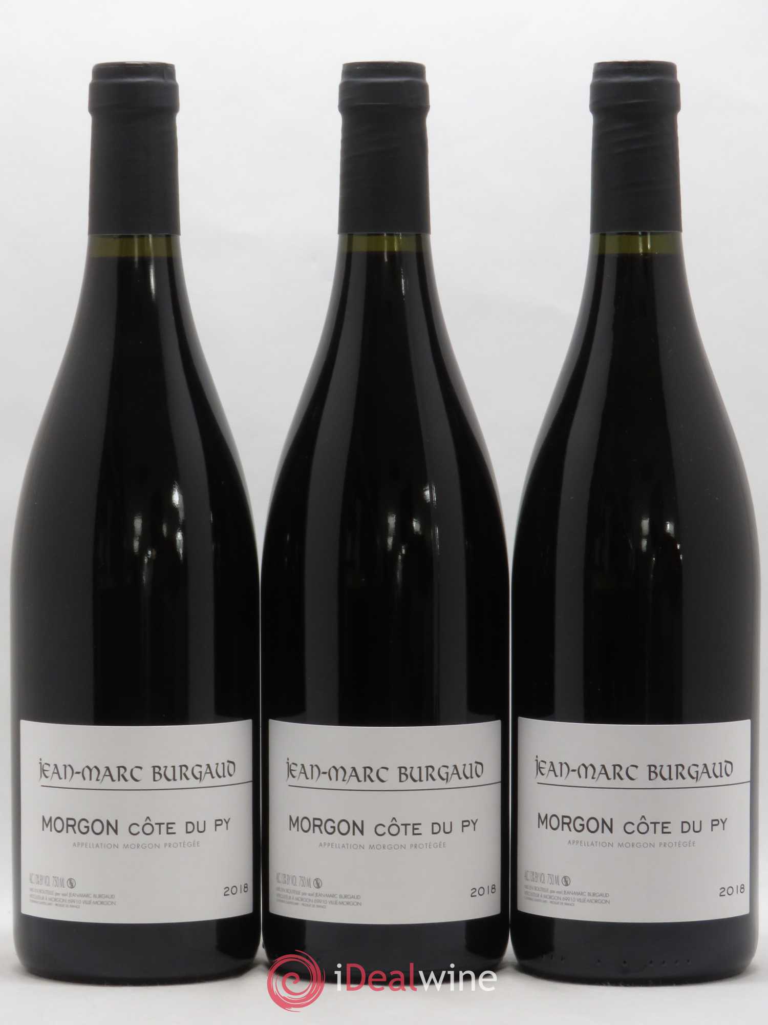 Morgon Côte du Py Jean-Marc Burgaud (Domaine) 2018 - Lot de 3 bouteilles - 0