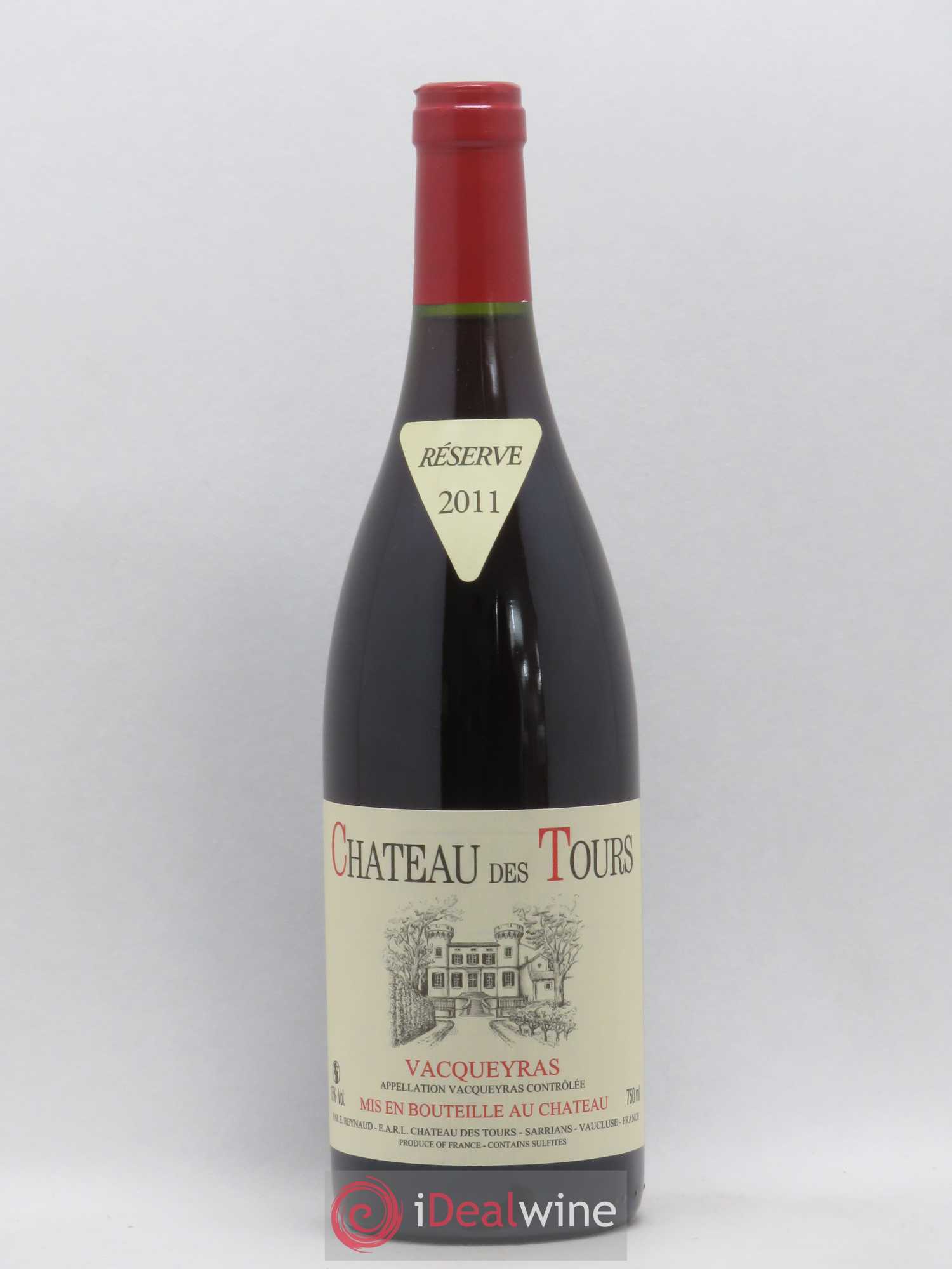 Vacqueyras Château des Tours Emmanuel Reynaud 2011 - Lot de 1 bouteille - 0